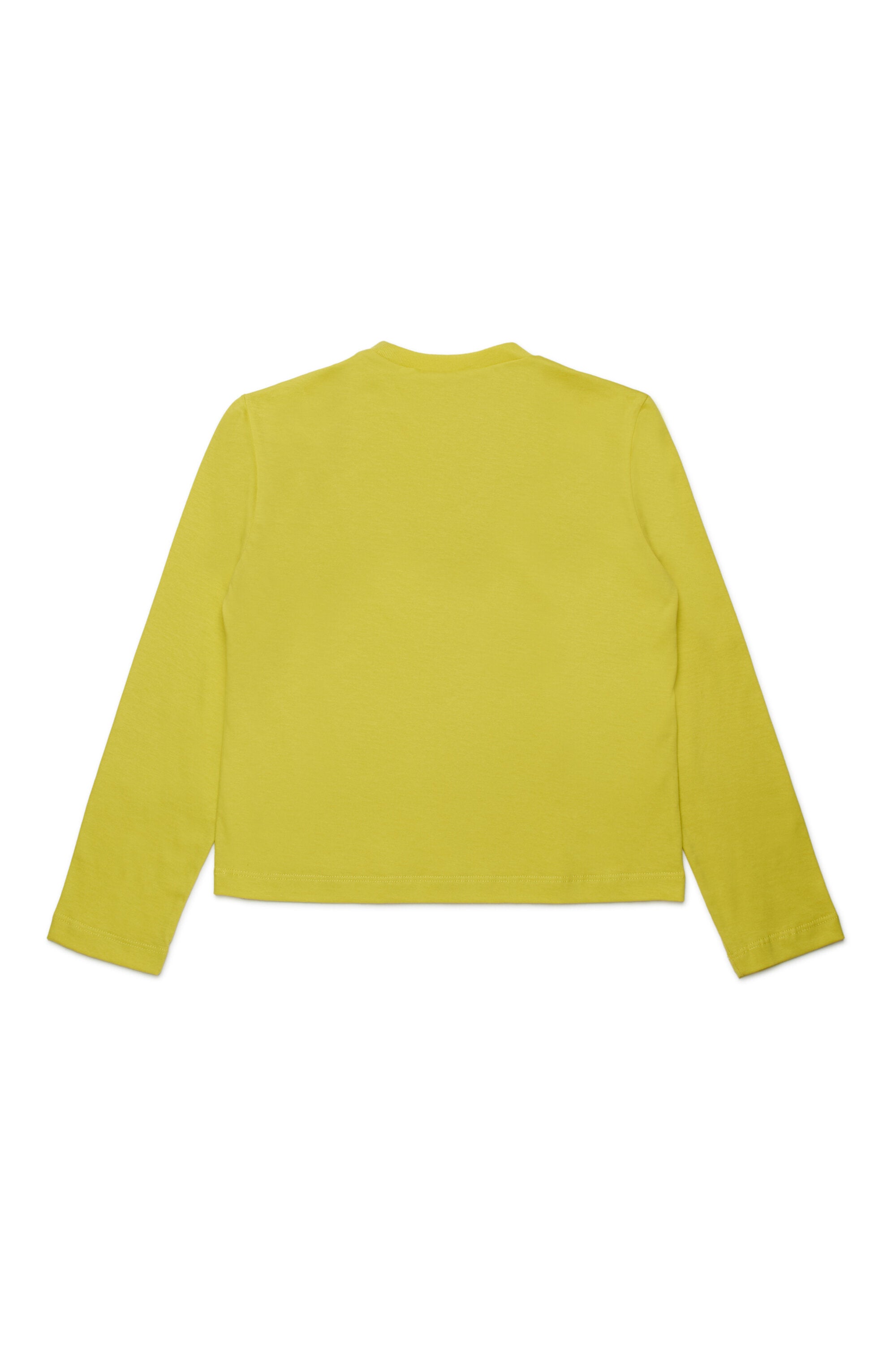 Camiseta de manga larga con logo bordado