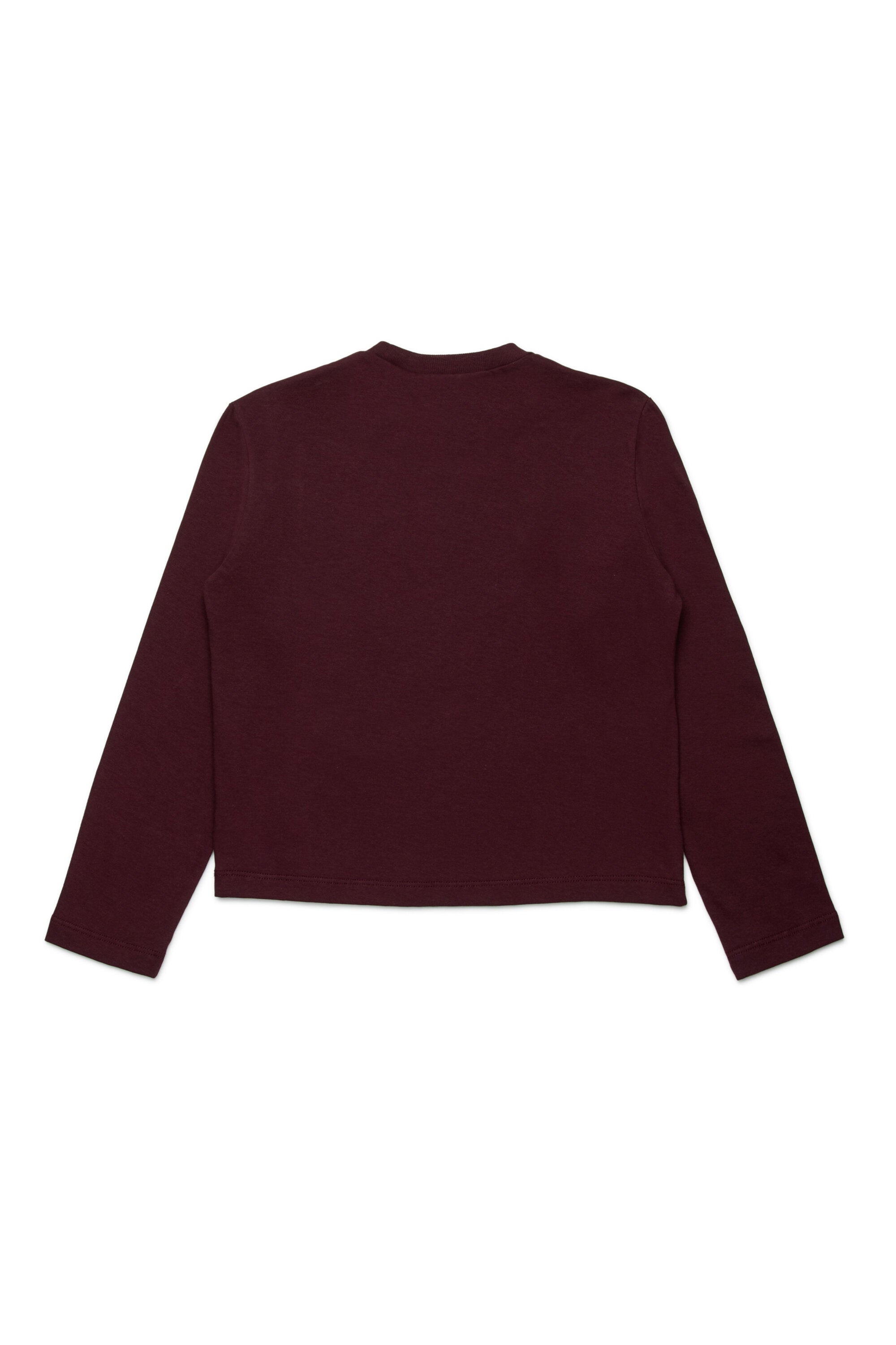 Camiseta de manga larga con logo bordado