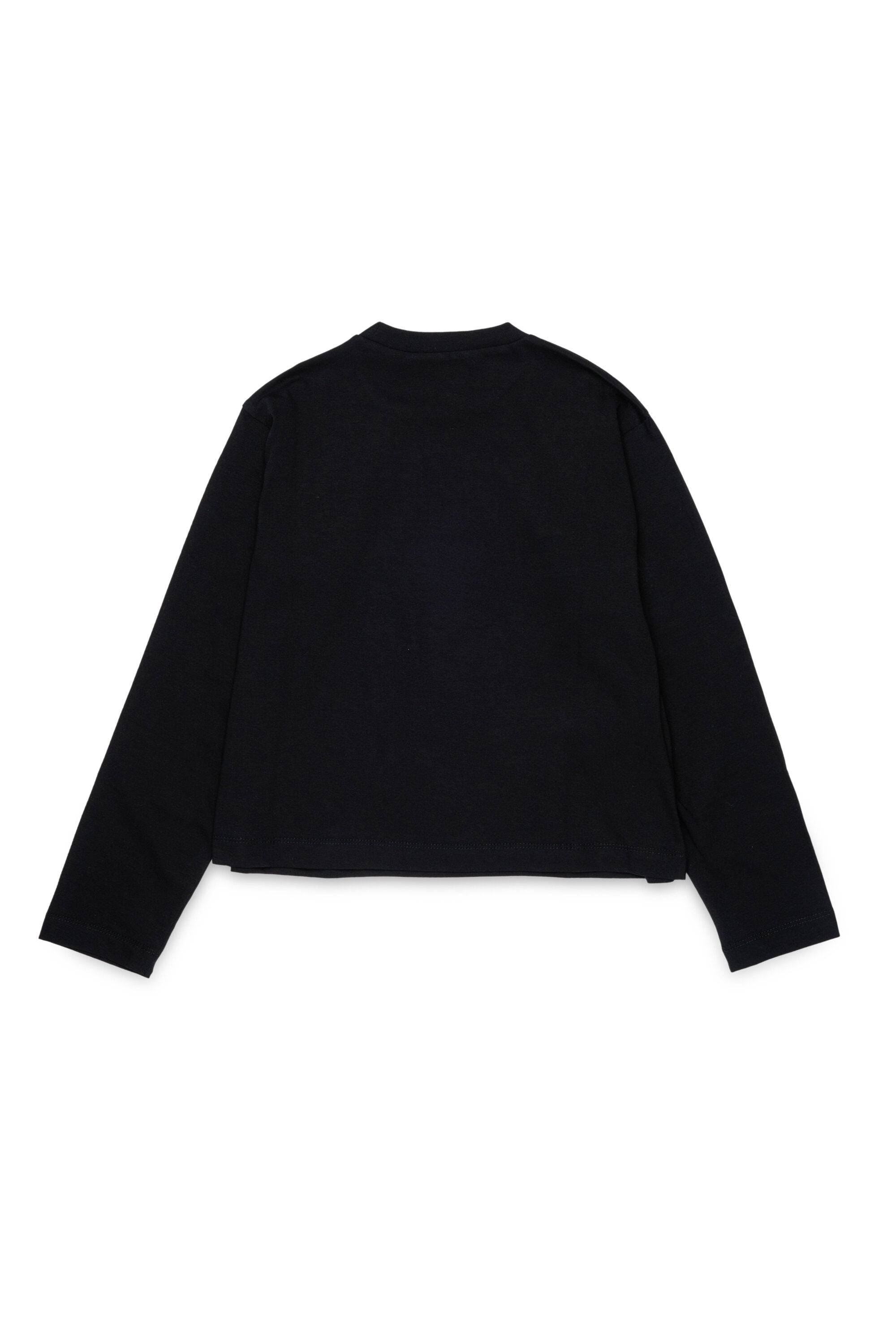 Camiseta de manga larga con logo bordado