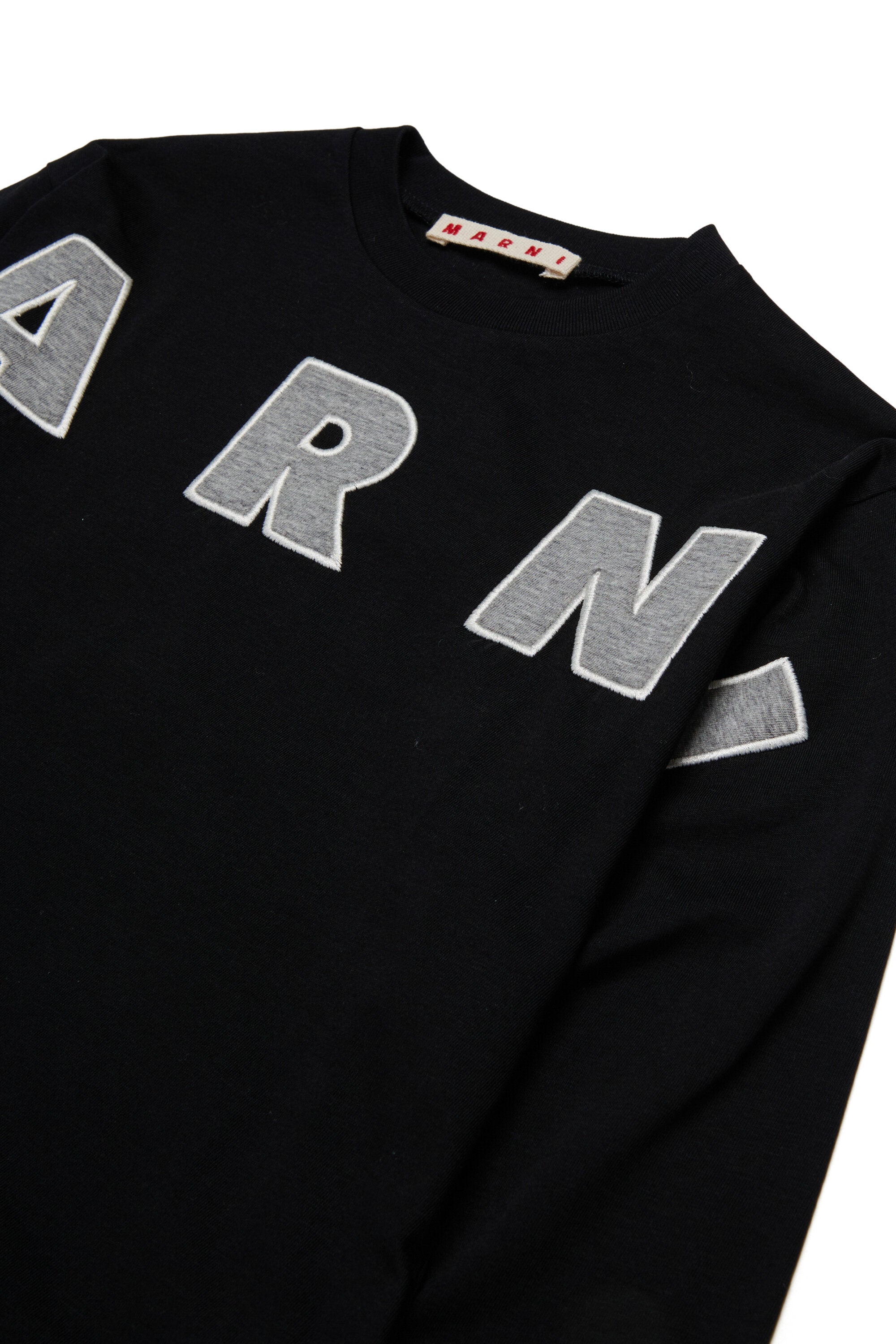 Long-sleeved T-shirt with embroidered logo