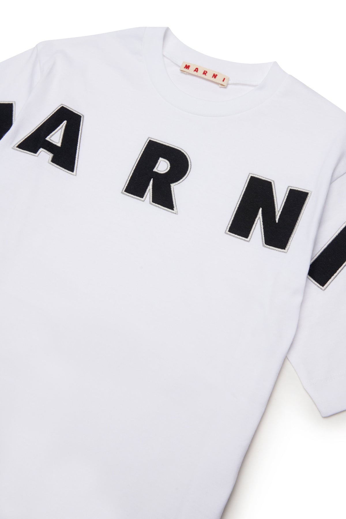 T-shirt with embroidered logo
