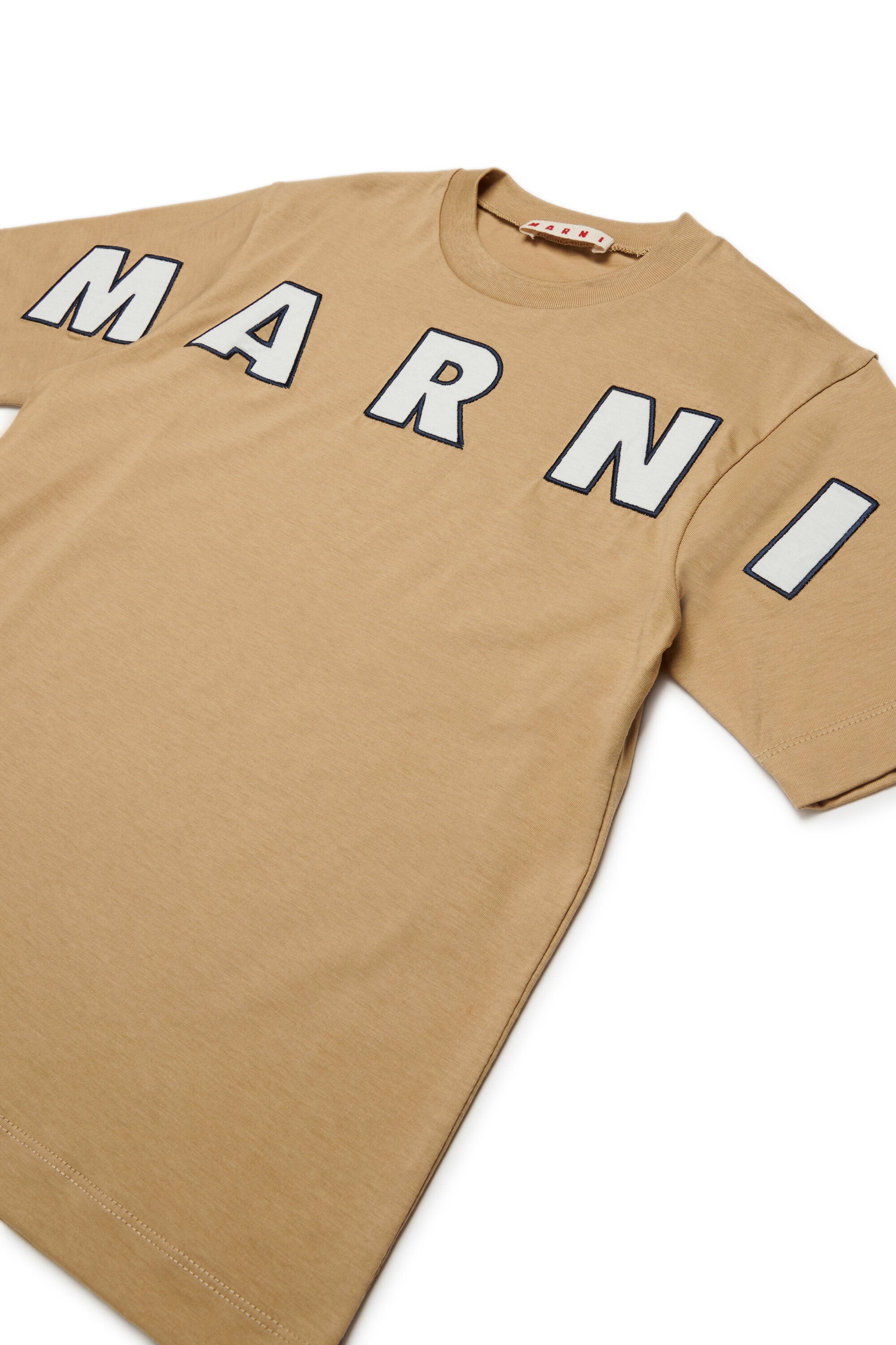 T-shirt with embroidered logo