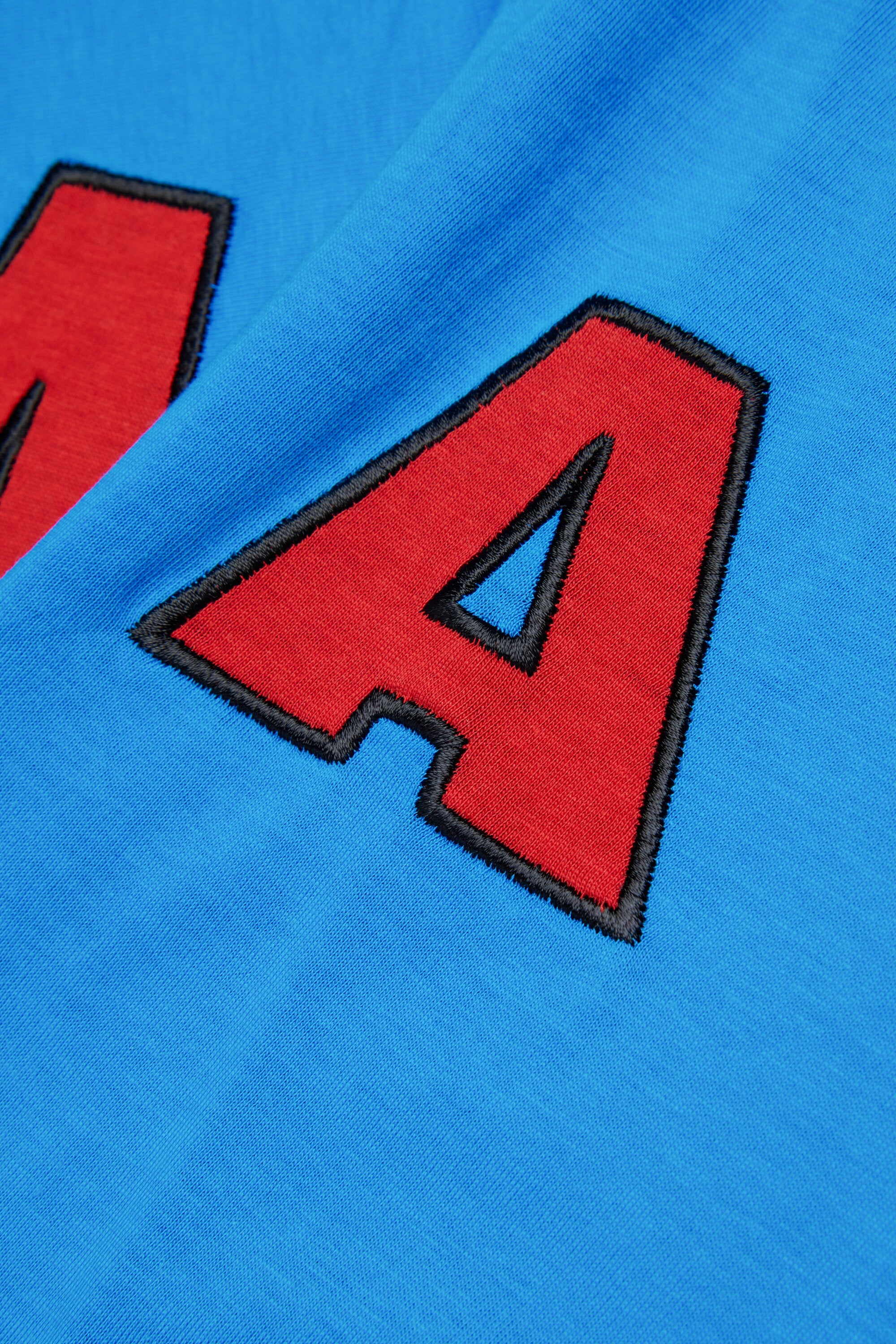 T-shirt with embroidered logo