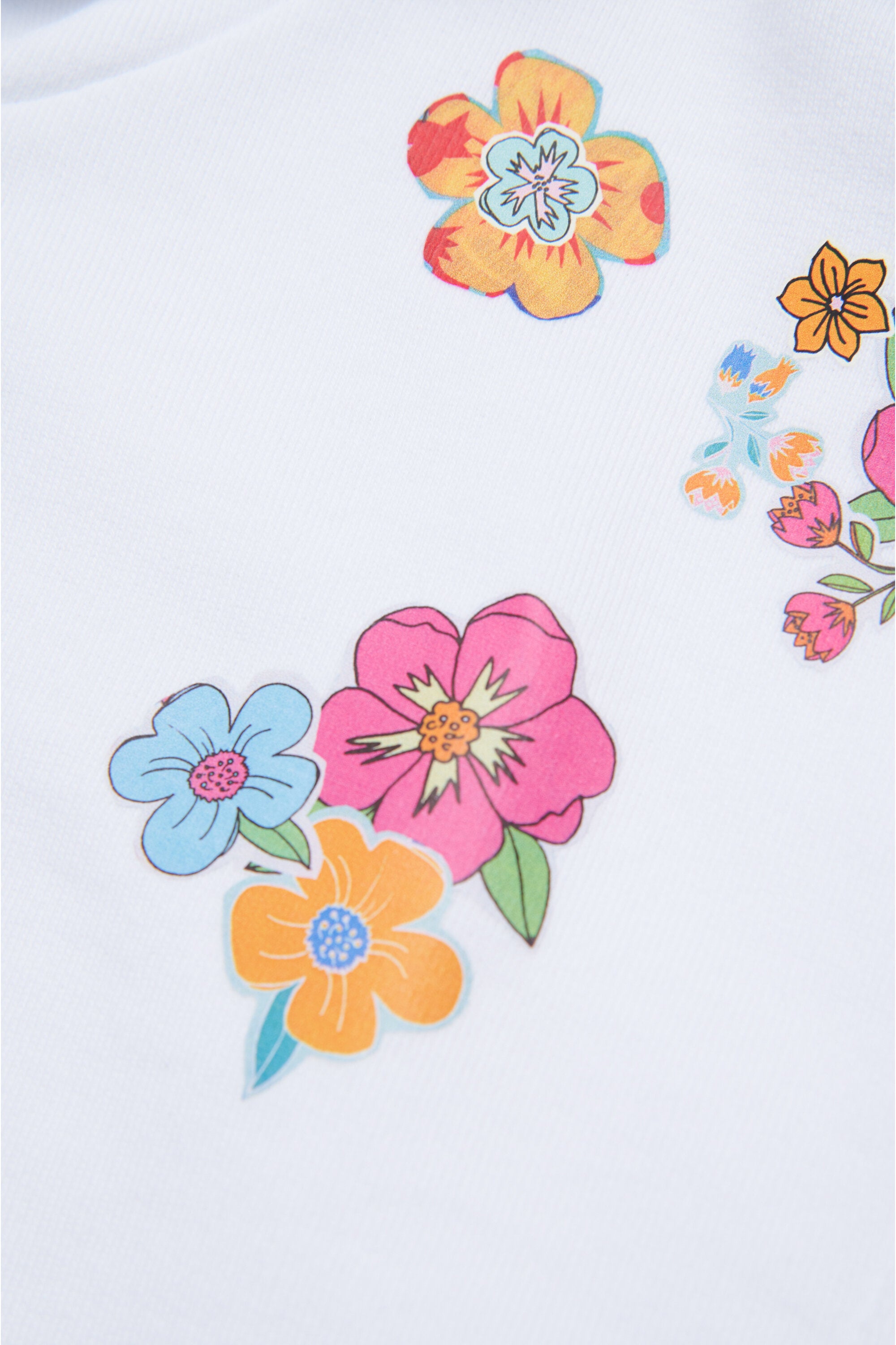 Sudadera egg shape con flores