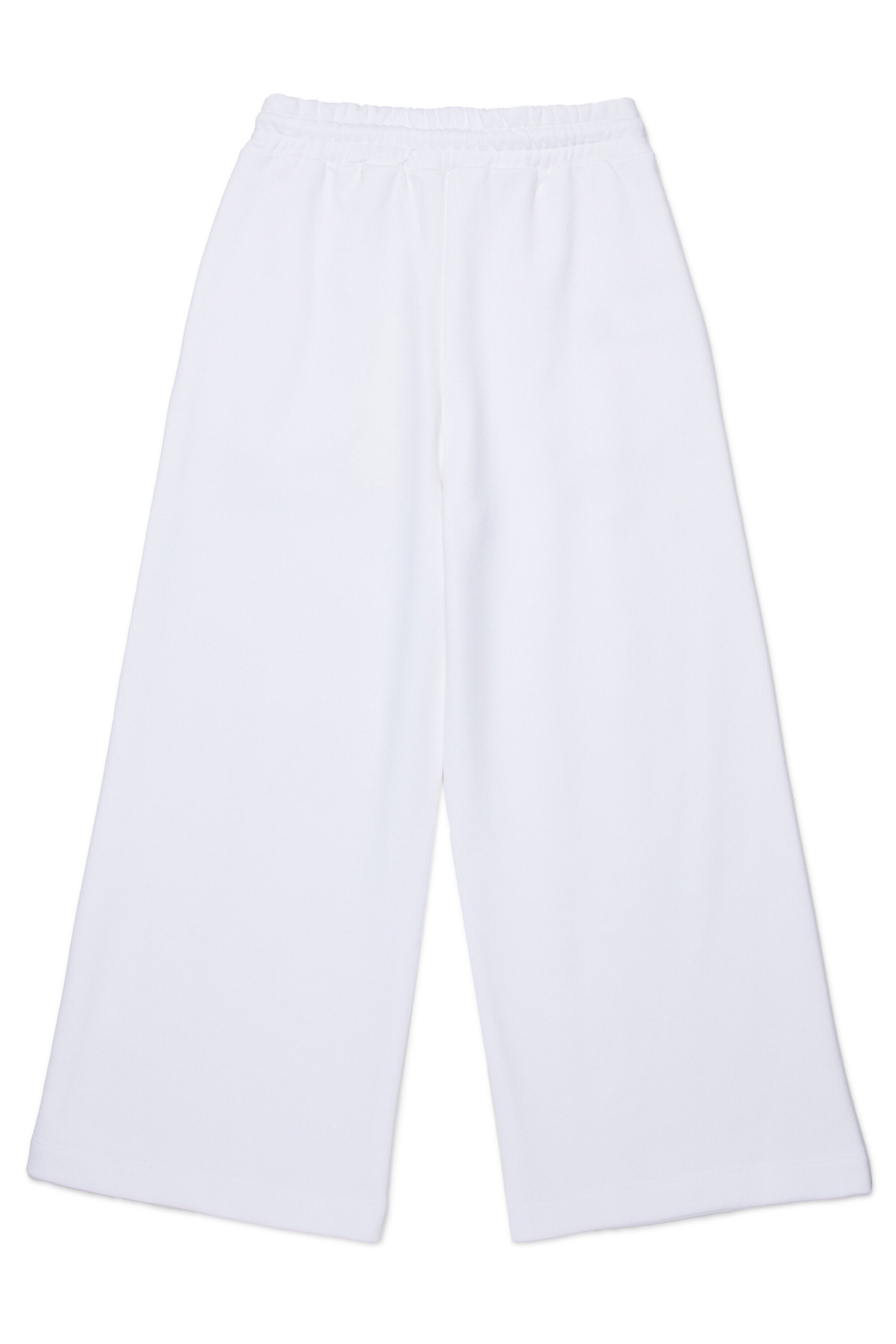 Pantalones con pernera ancha de felpa de marca