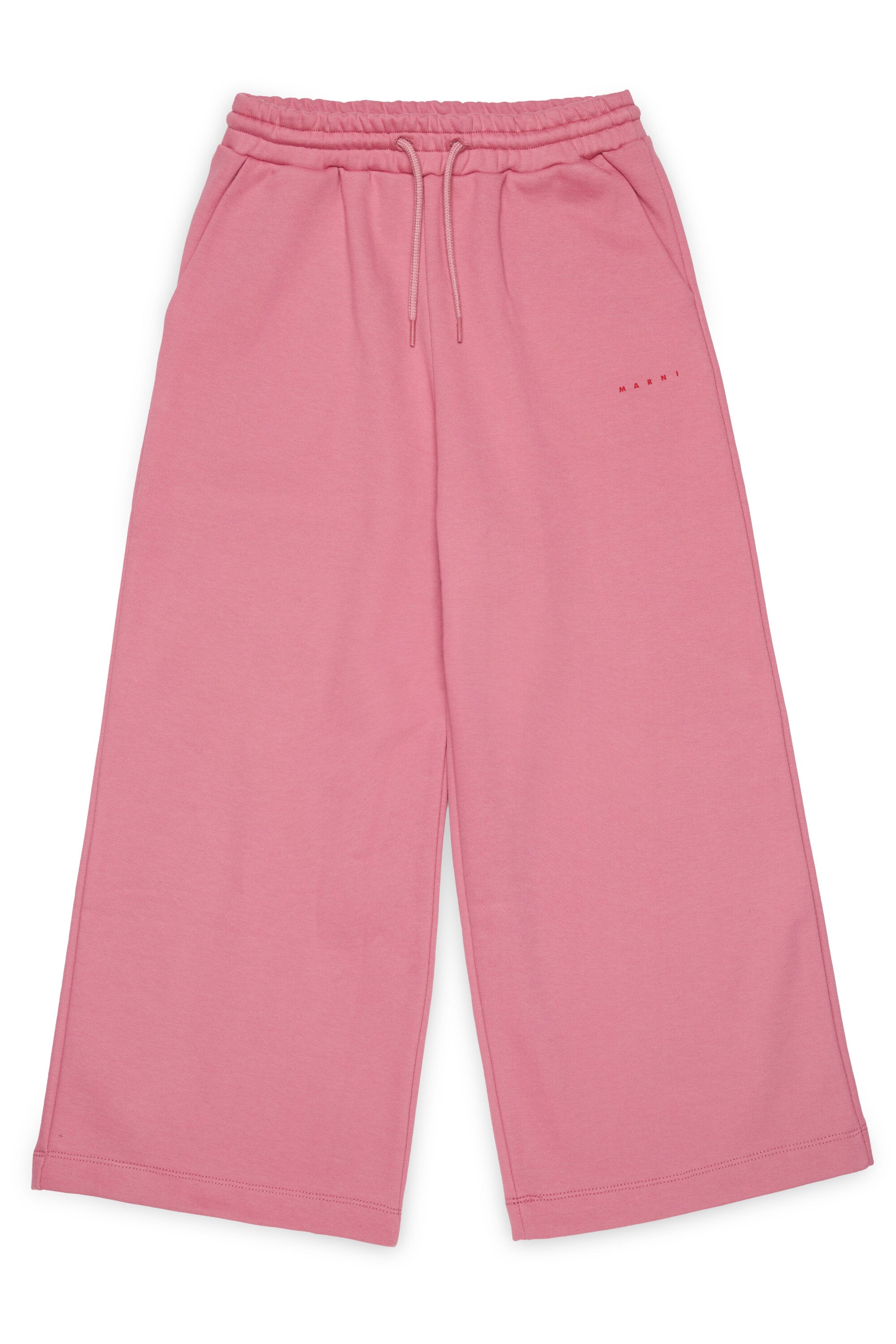 Pantalones con pernera ancha de felpa de marca