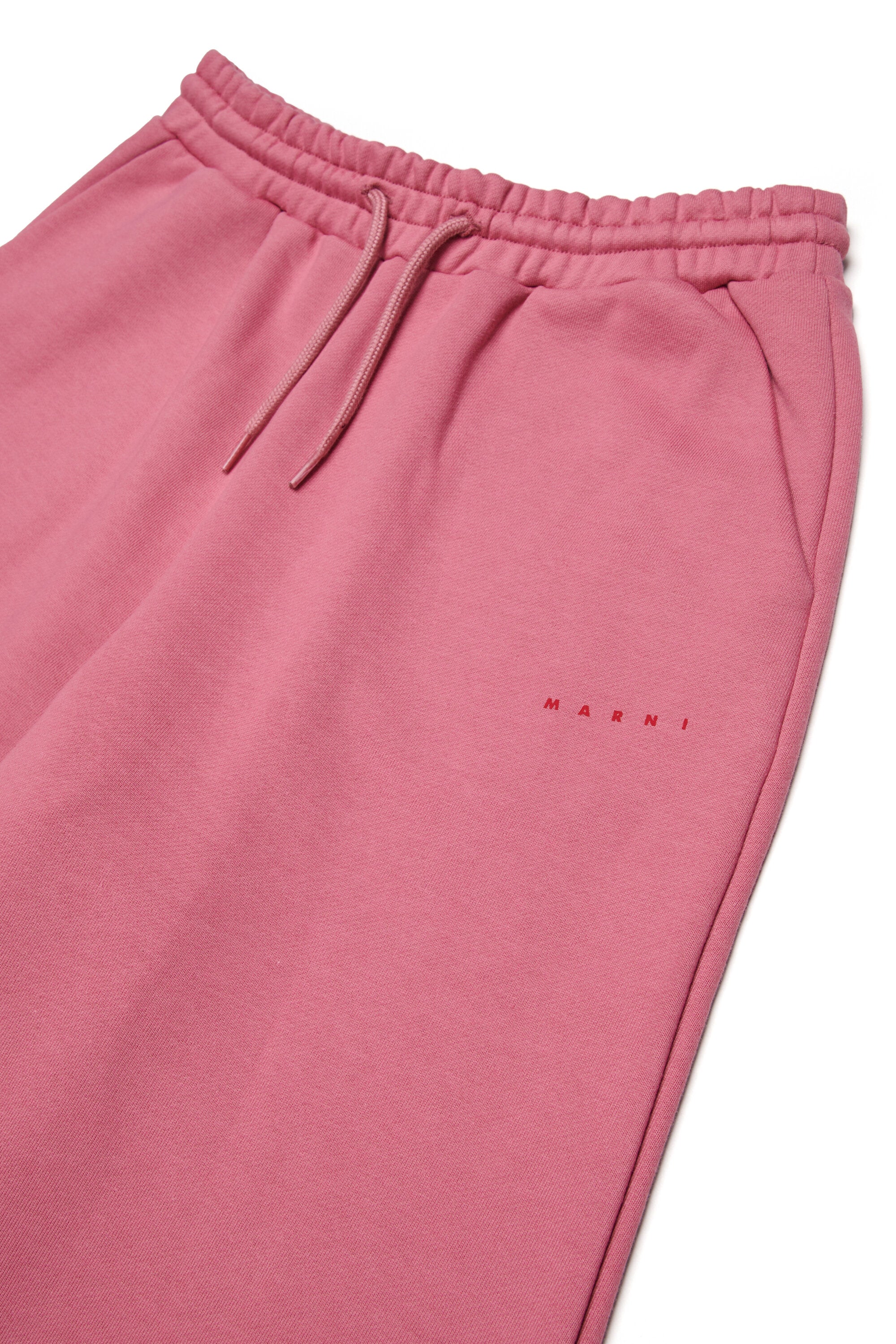 Pantalones con pernera ancha de felpa de marca