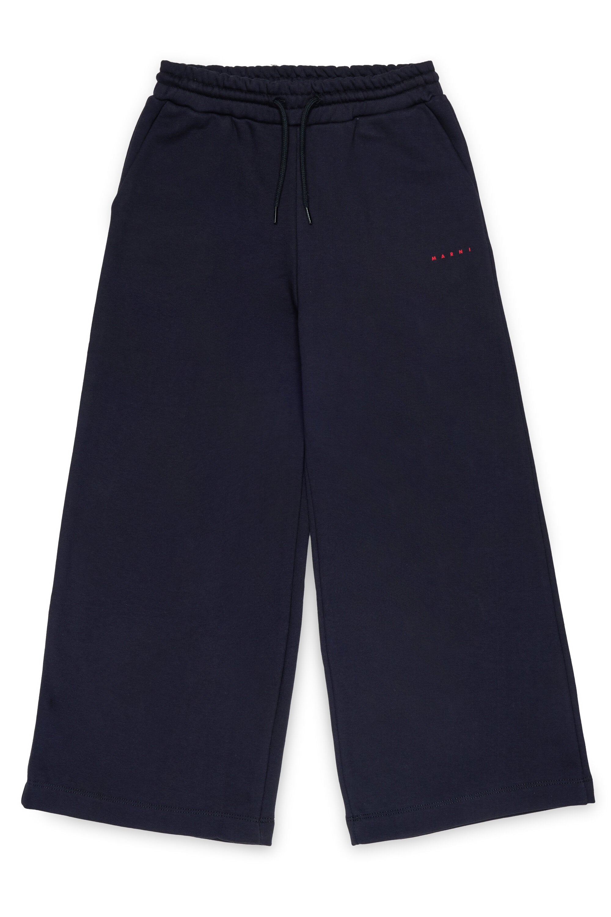 Pantalones con pernera ancha de felpa de marca