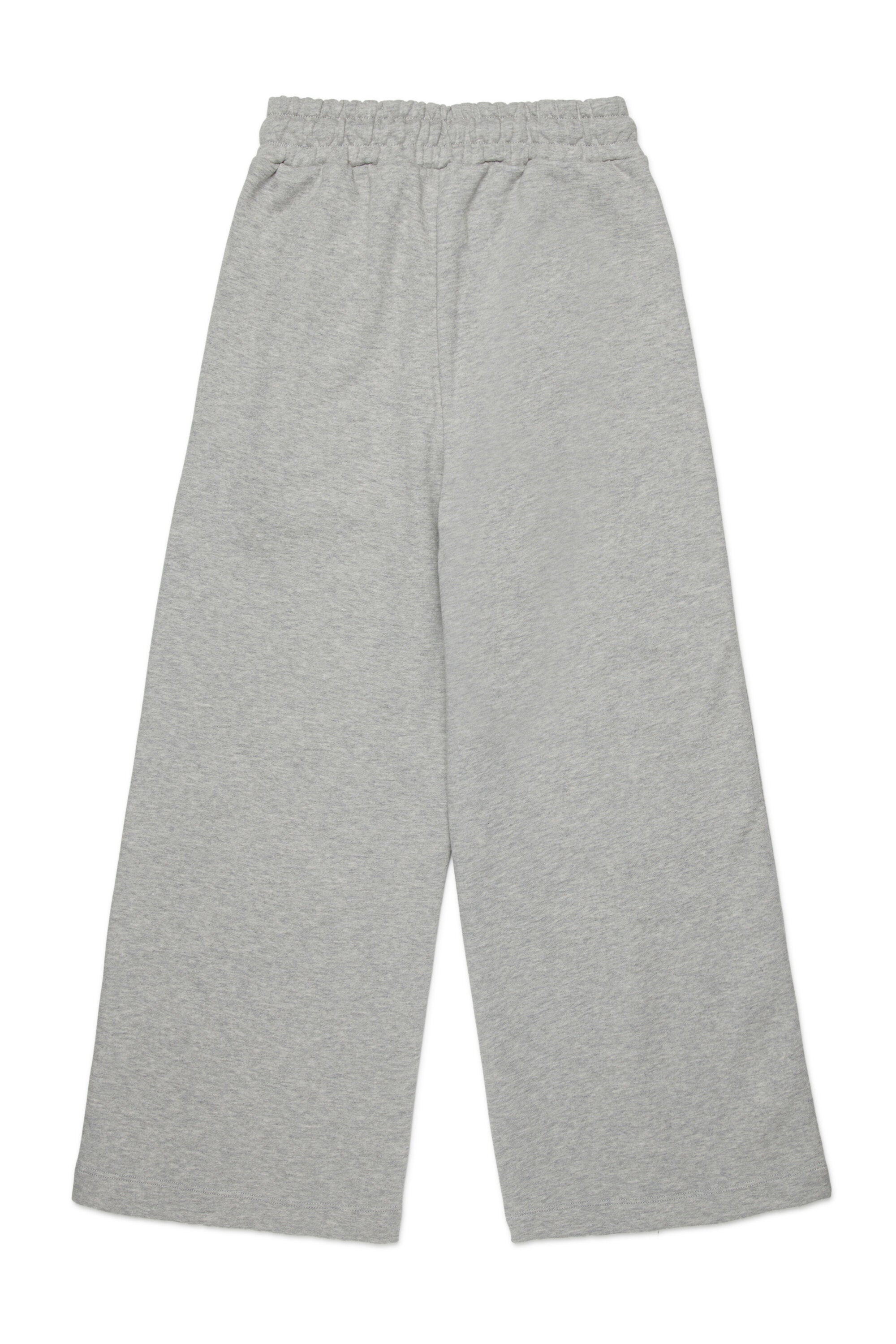 Pantalones con pernera ancha de felpa de marca