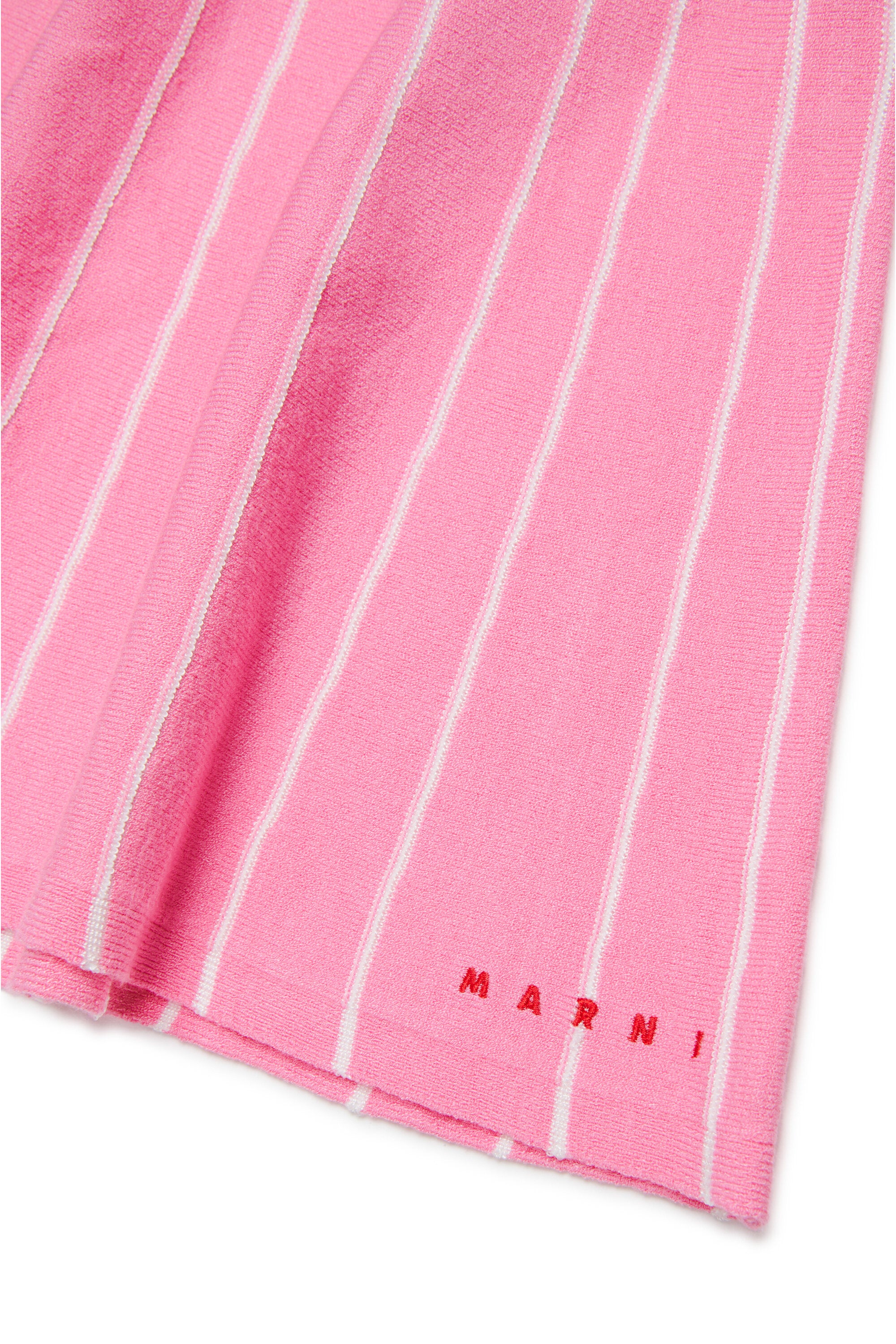 Minifalda de punto a rayas