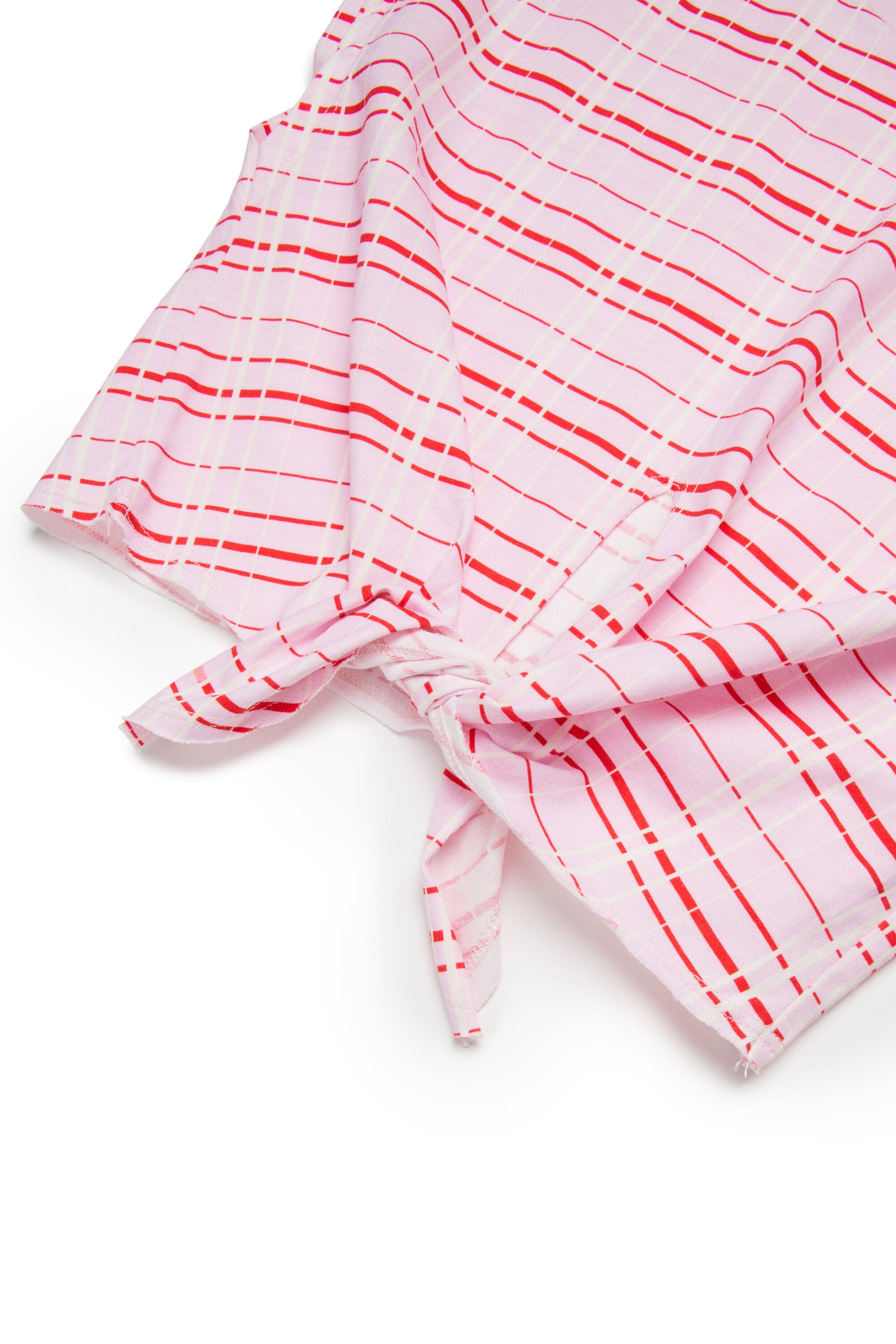 Camiseta con nudos allover Check