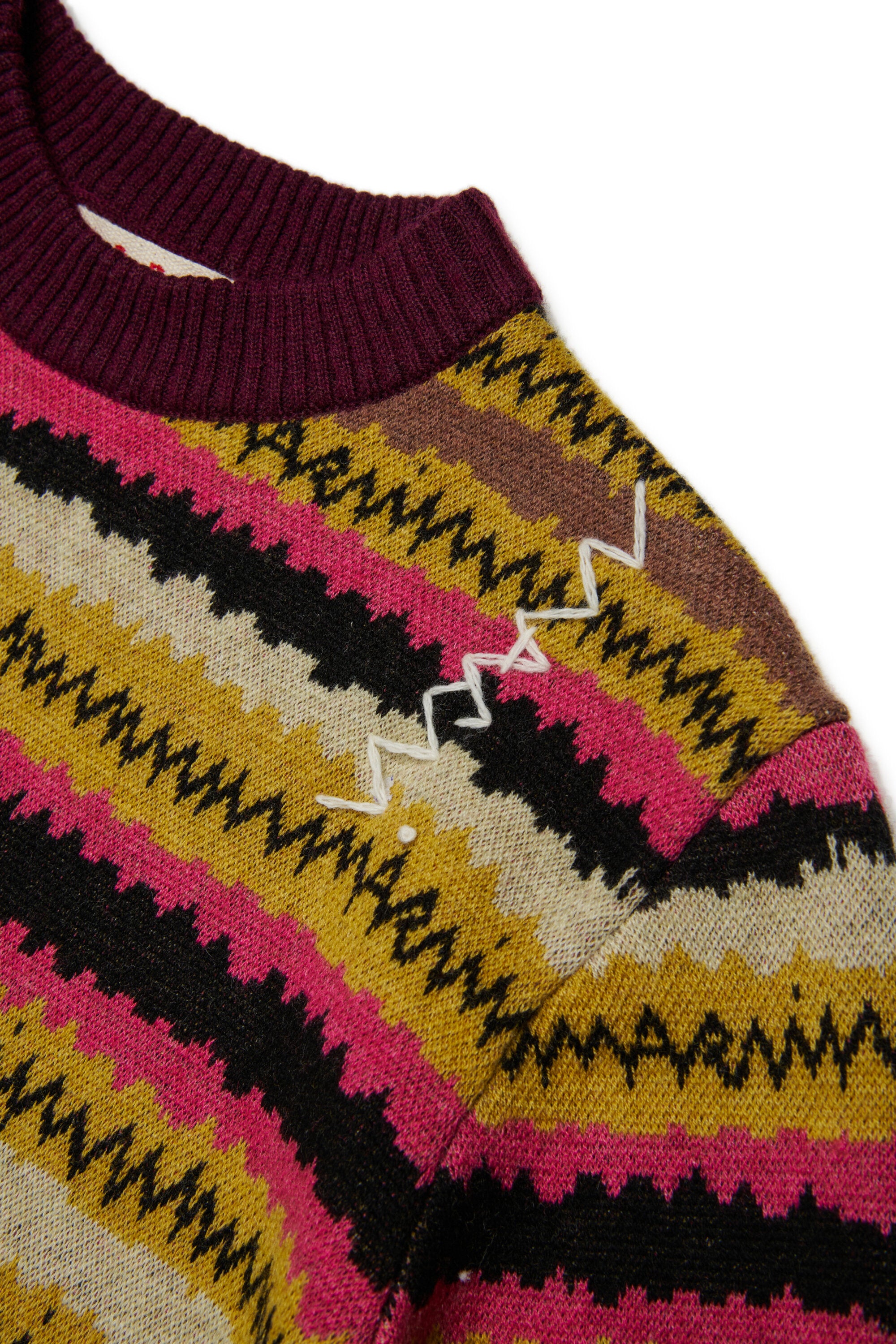 Jersey de mezcla de lana con de fantasia Rock Doll