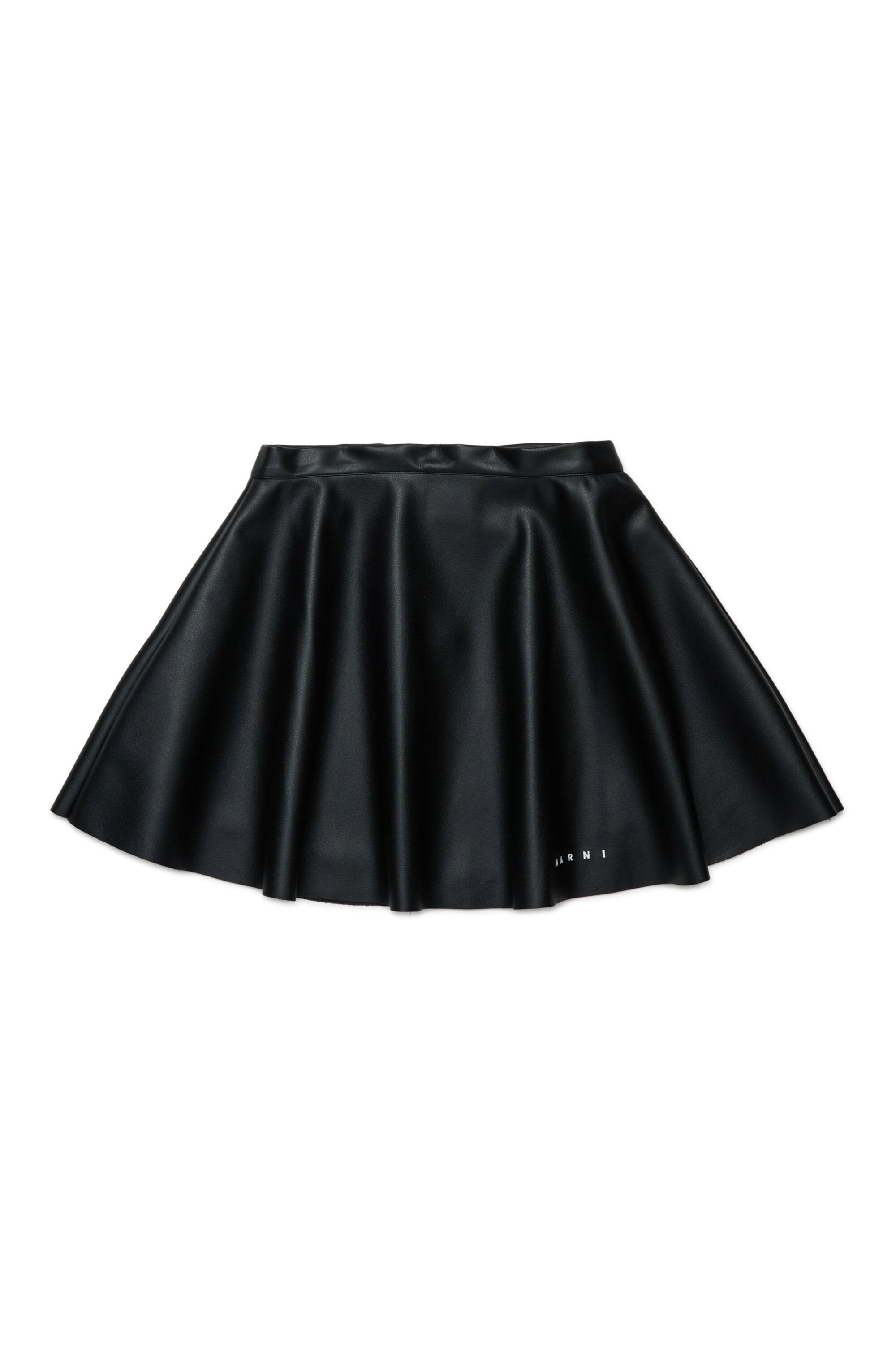 Minifalda de tejido recubierto