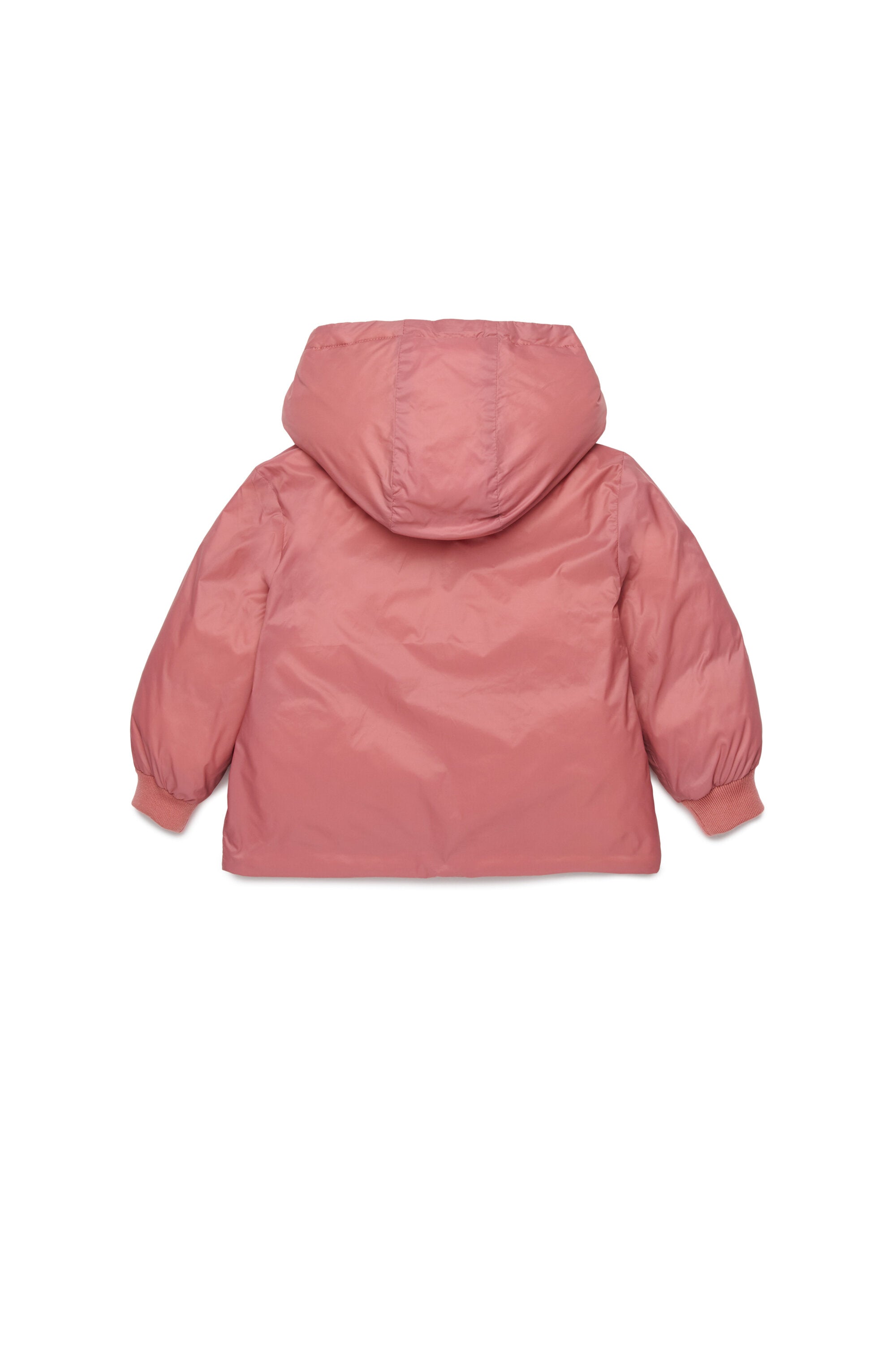 Chaqueta acolchada con capucha y logotipo