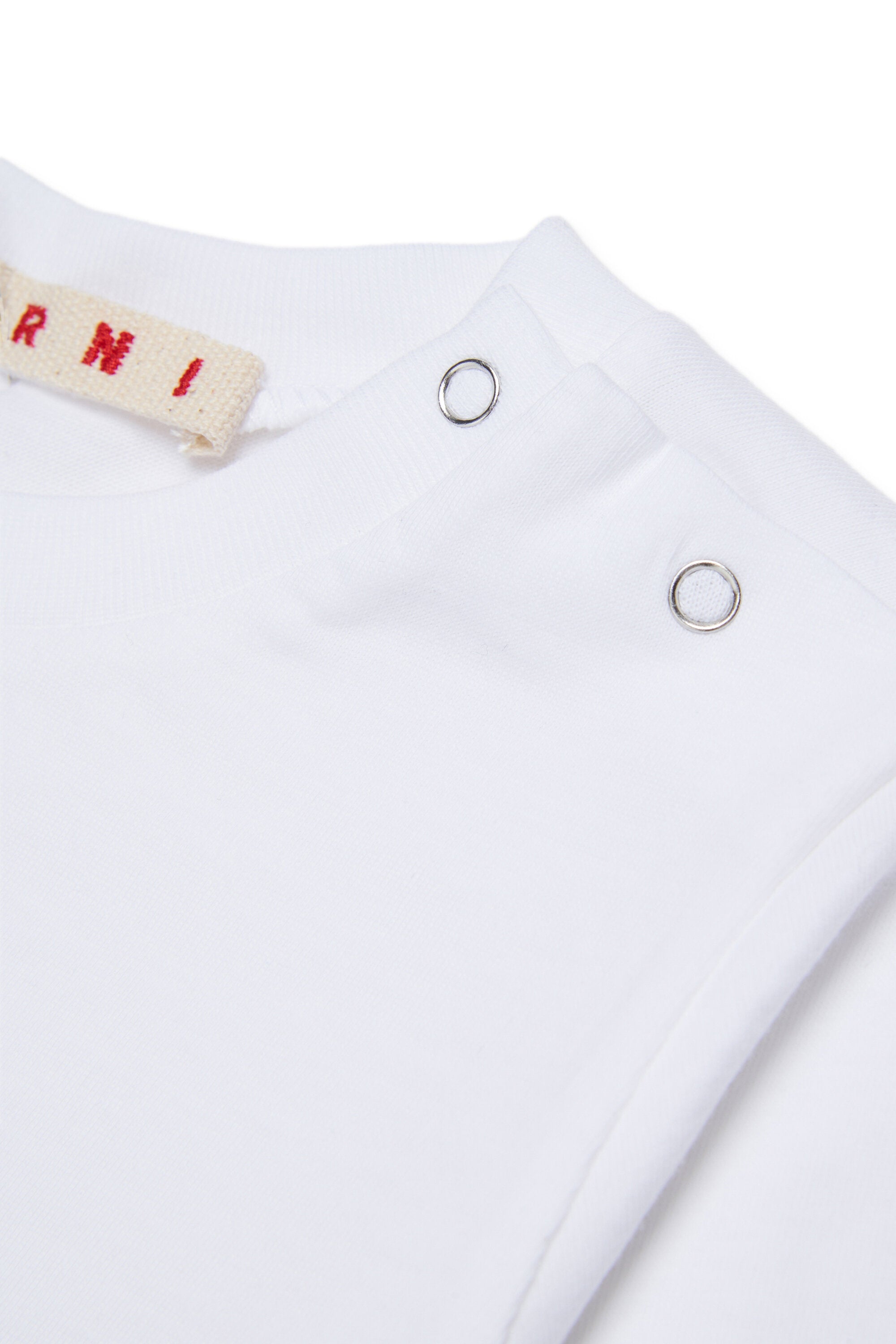 Camiseta de manga larga de jersey con logotipo