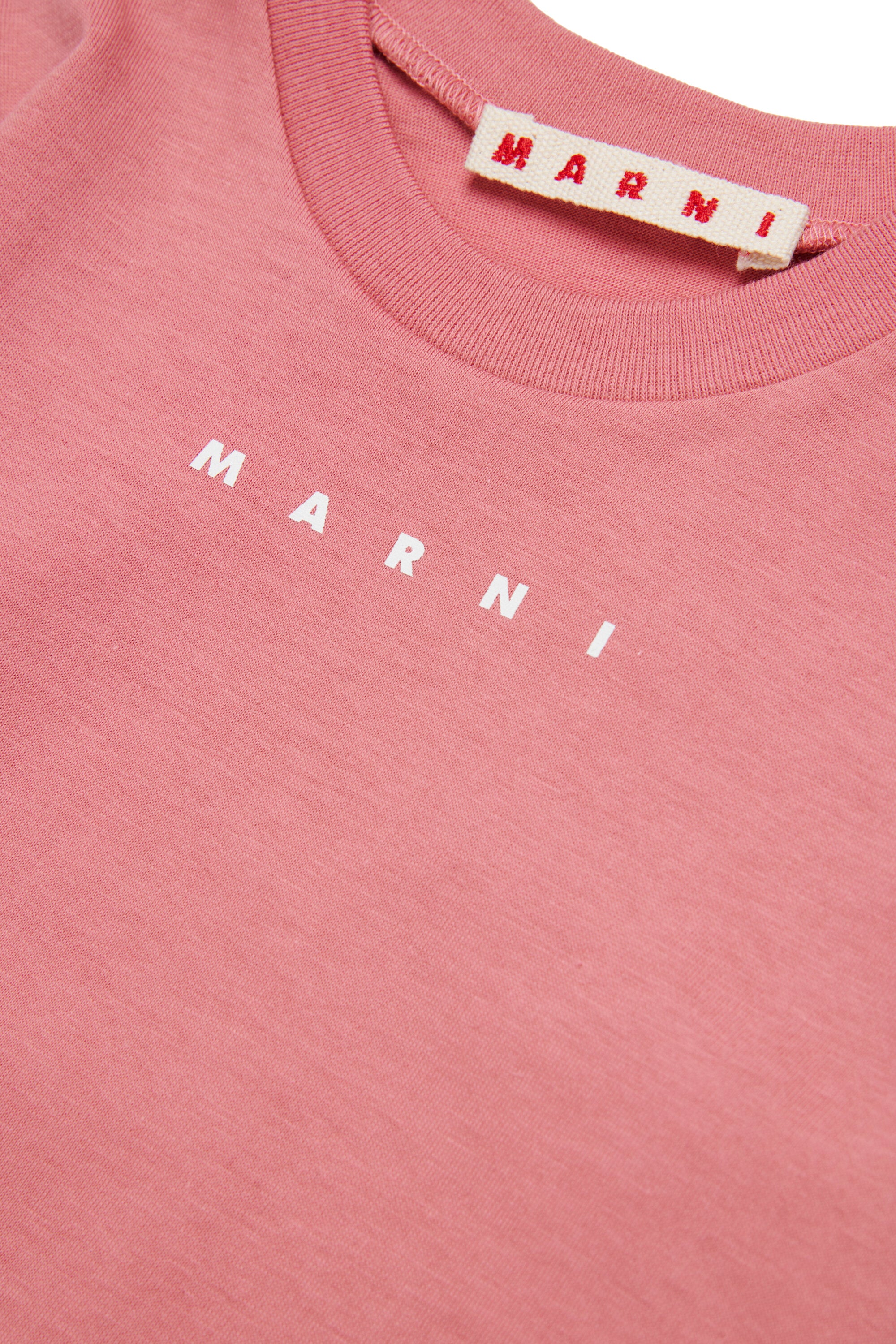 Camiseta de manga larga de jersey con logotipo