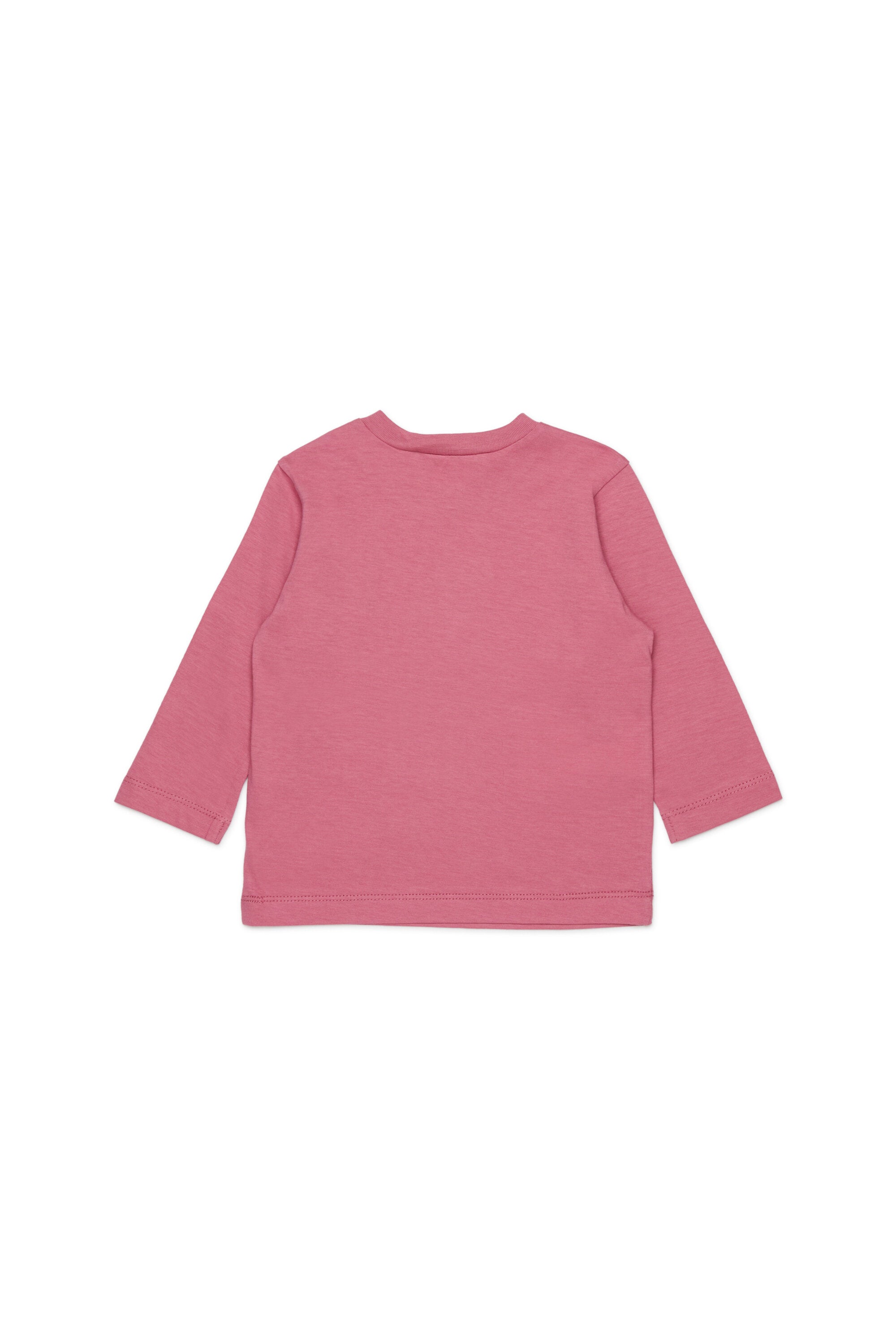 Camiseta de manga larga de jersey con logotipo