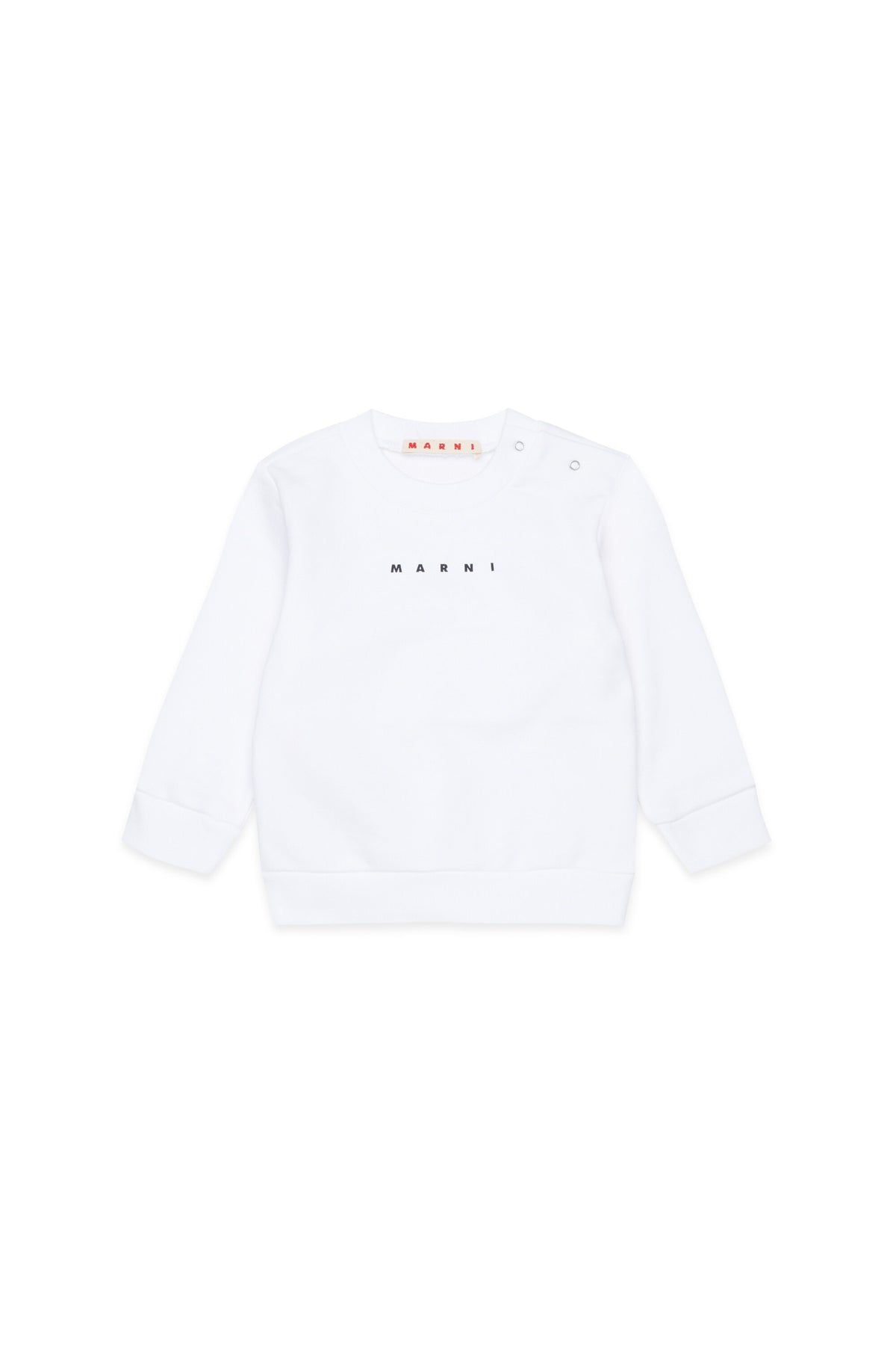 Sudadera de cuello redondo con logo Marni