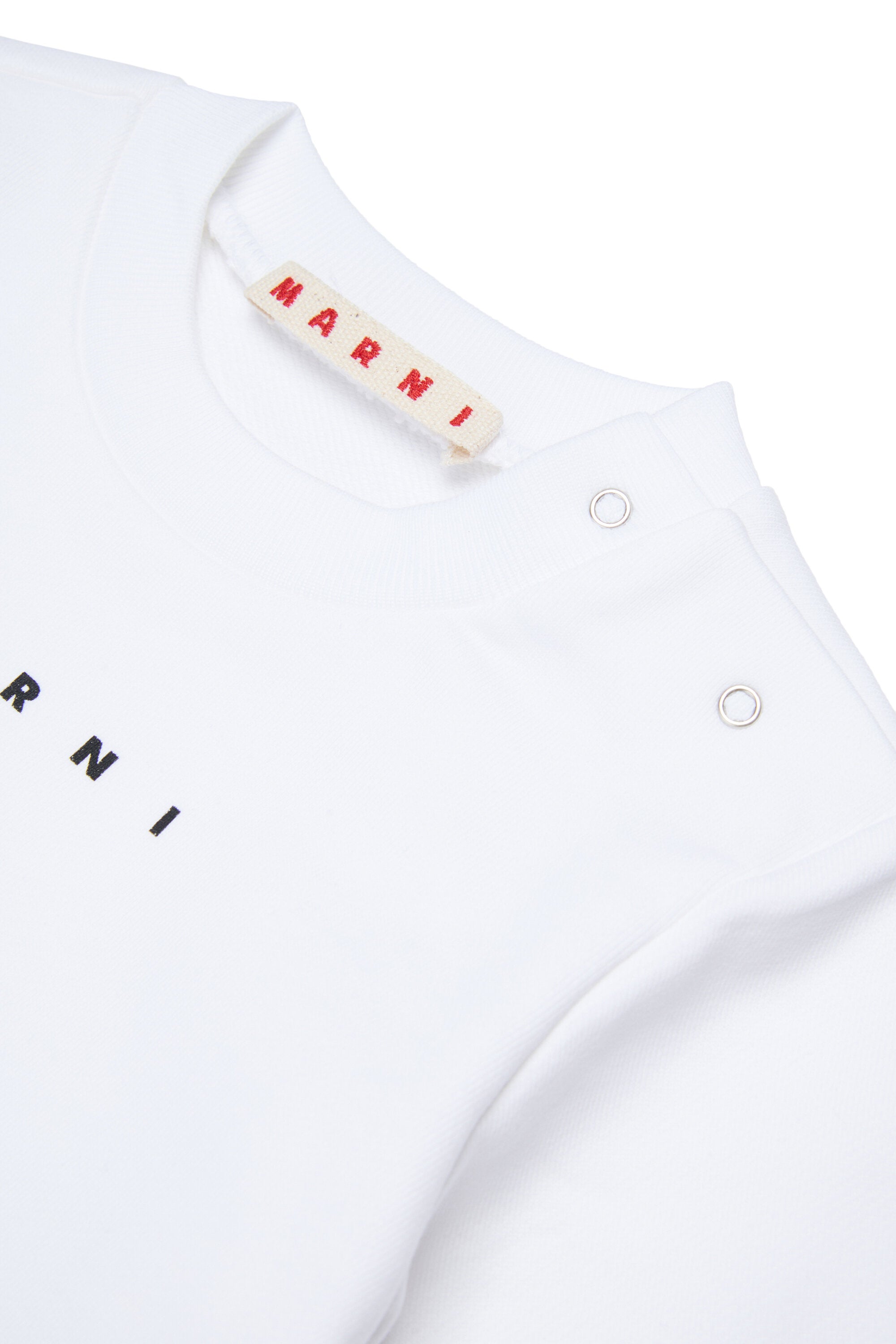 Sudadera de cuello redondo con logo Marni