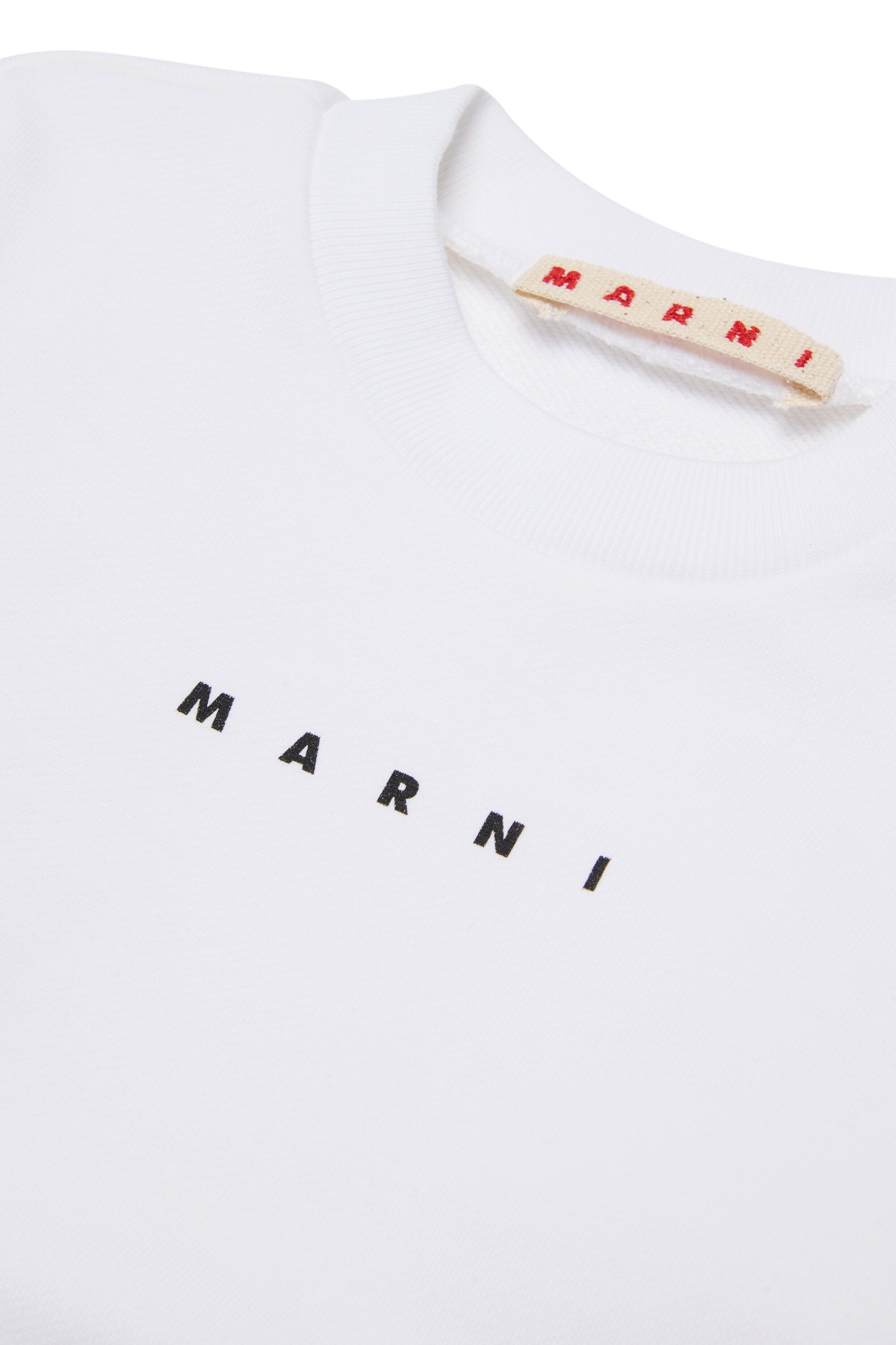 Sudadera de cuello redondo con logo Marni