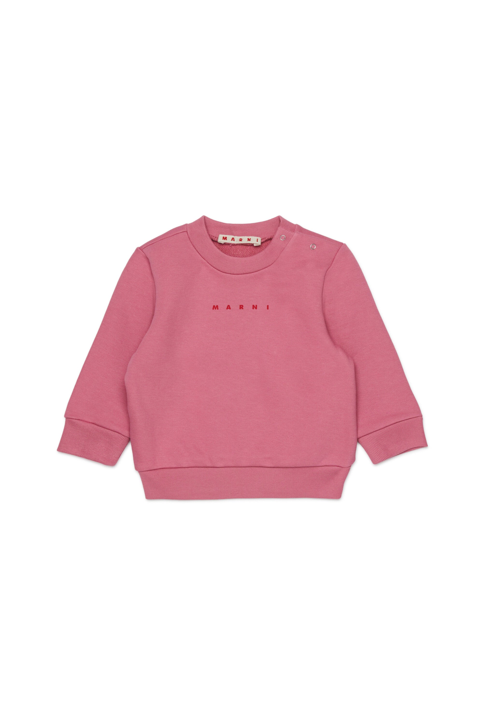 Sudadera de cuello redondo con logo Marni