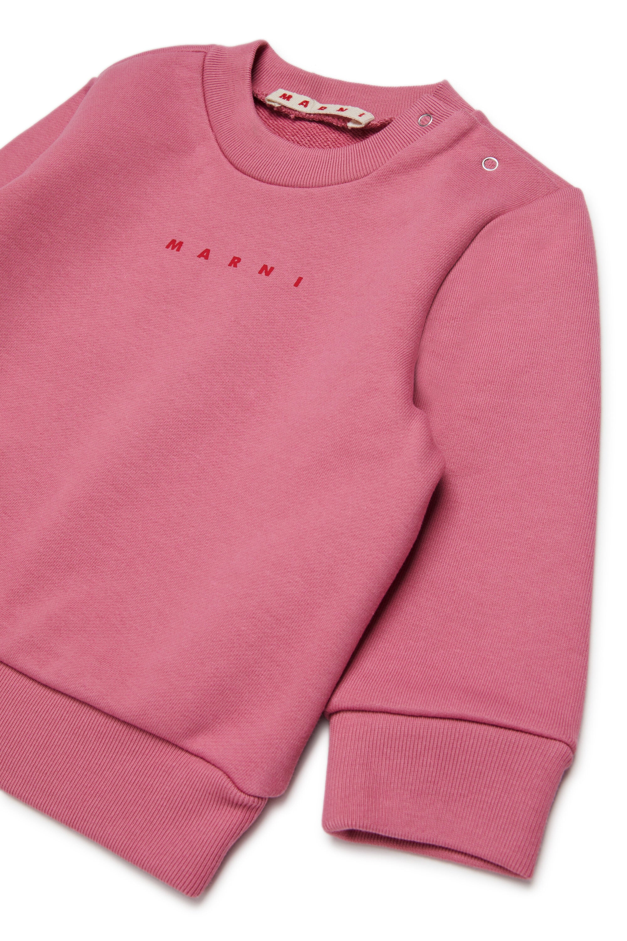 Sudadera de cuello redondo con logo Marni