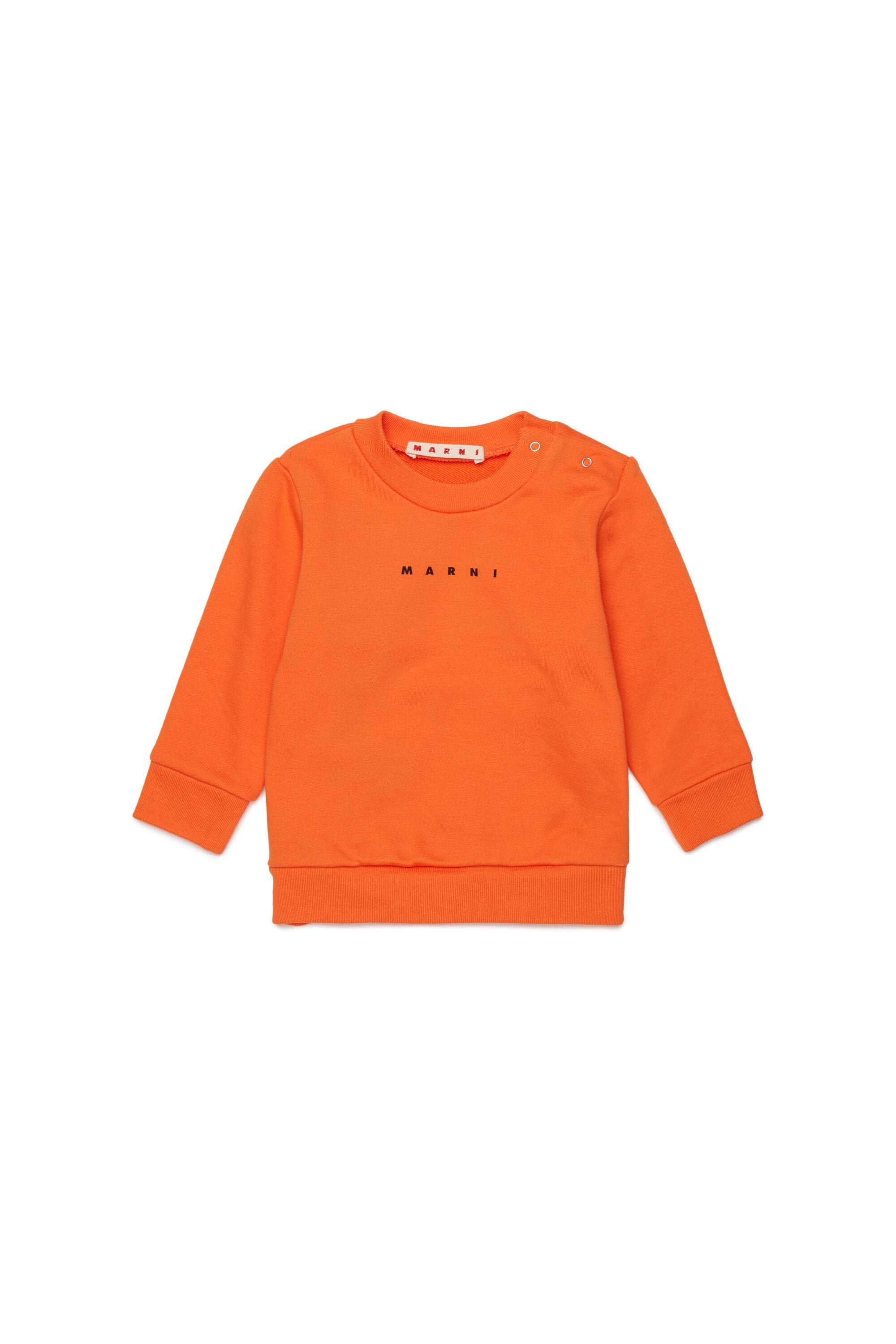 Sudadera de cuello redondo con logo Marni