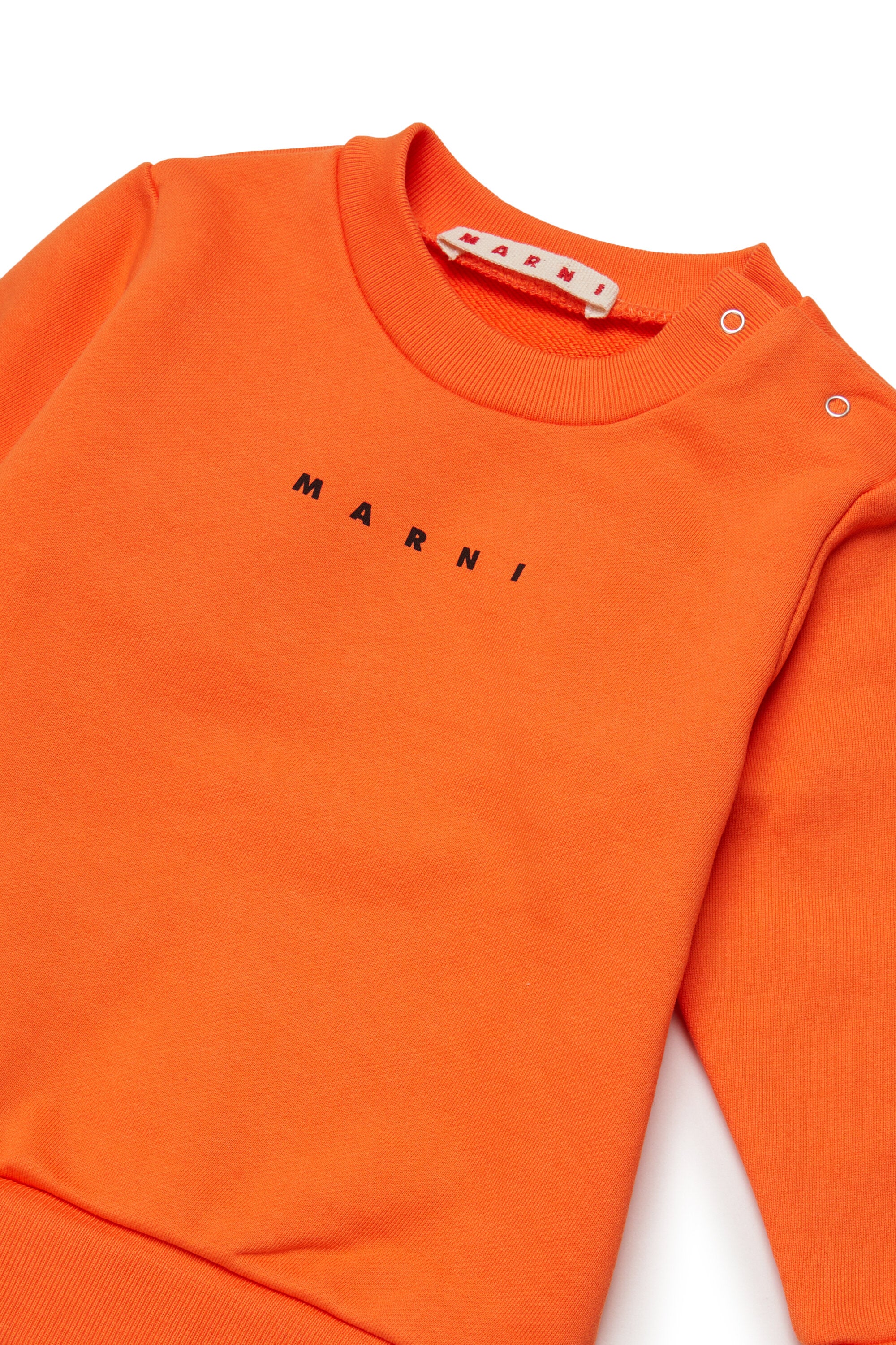 Sudadera de cuello redondo con logo Marni