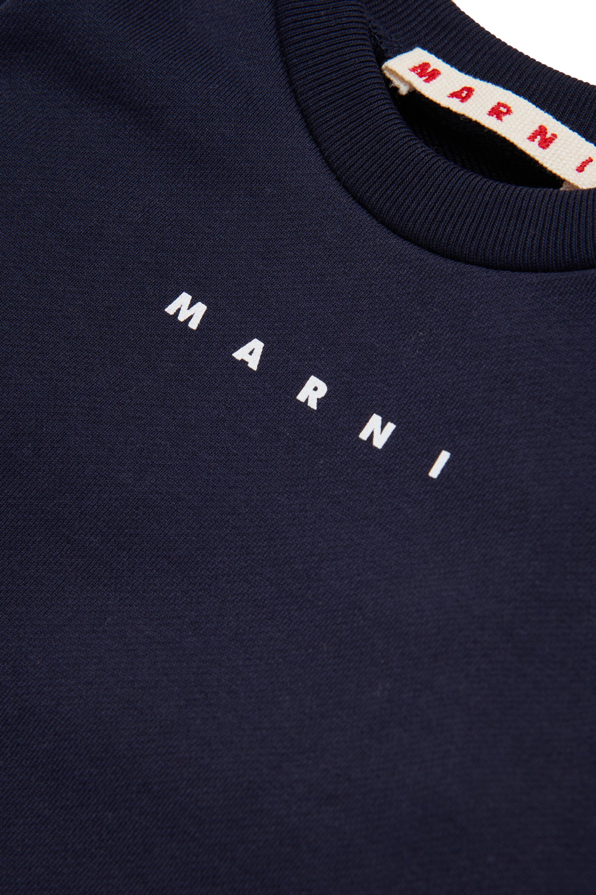 ¡Sudadera de cuello redondo con logo MARNI!