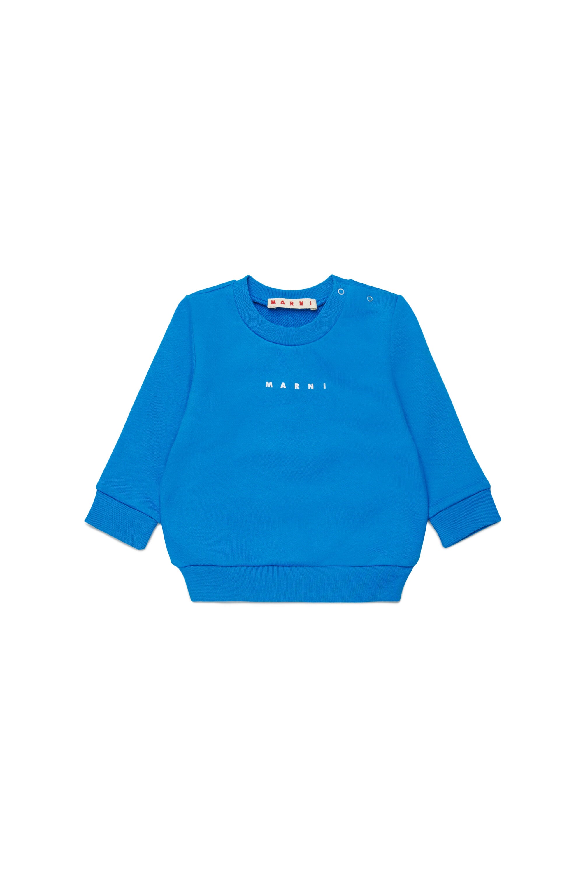 Sudadera de cuello redondo con logo Marni