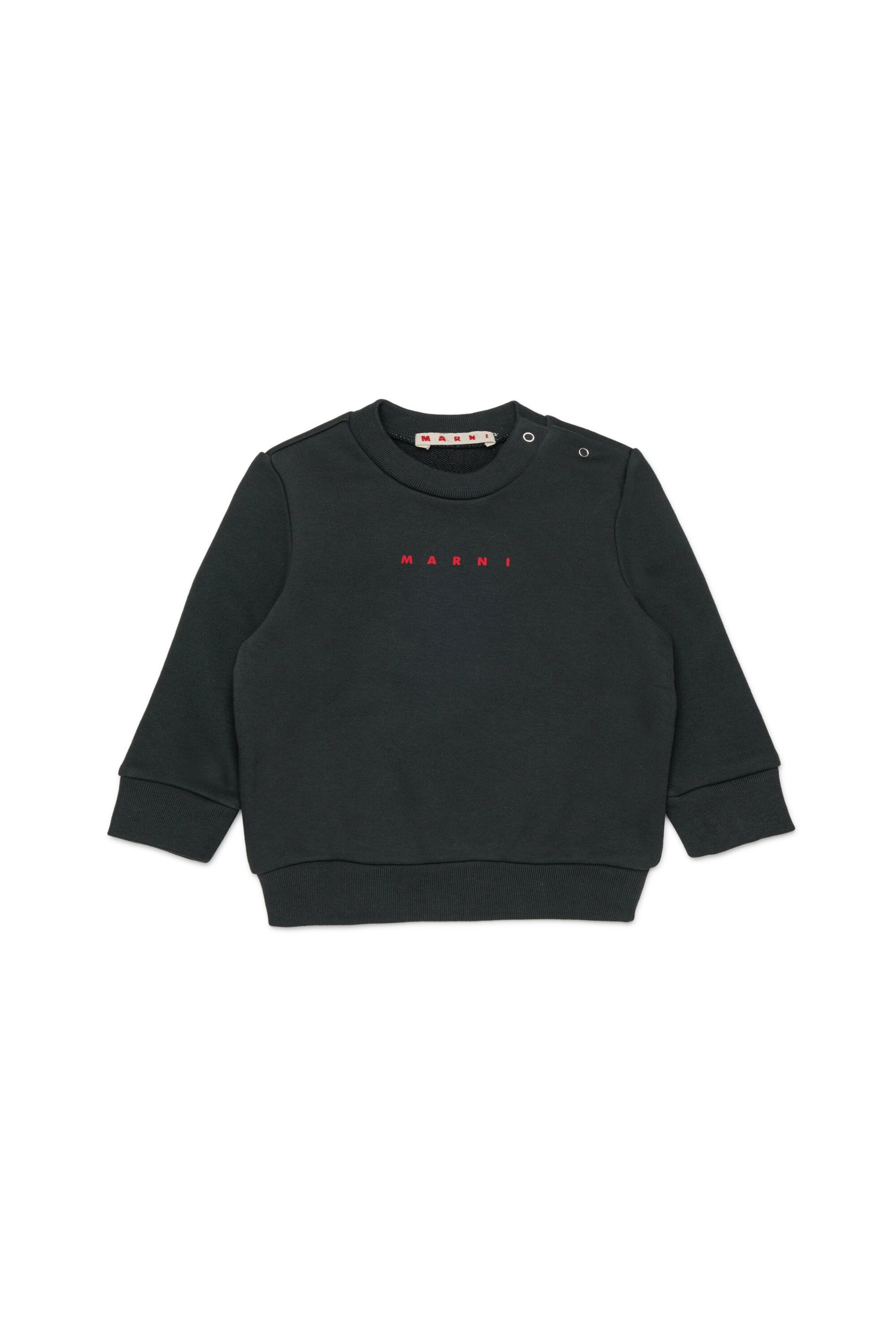 Sudadera de cuello redondo con logo Marni