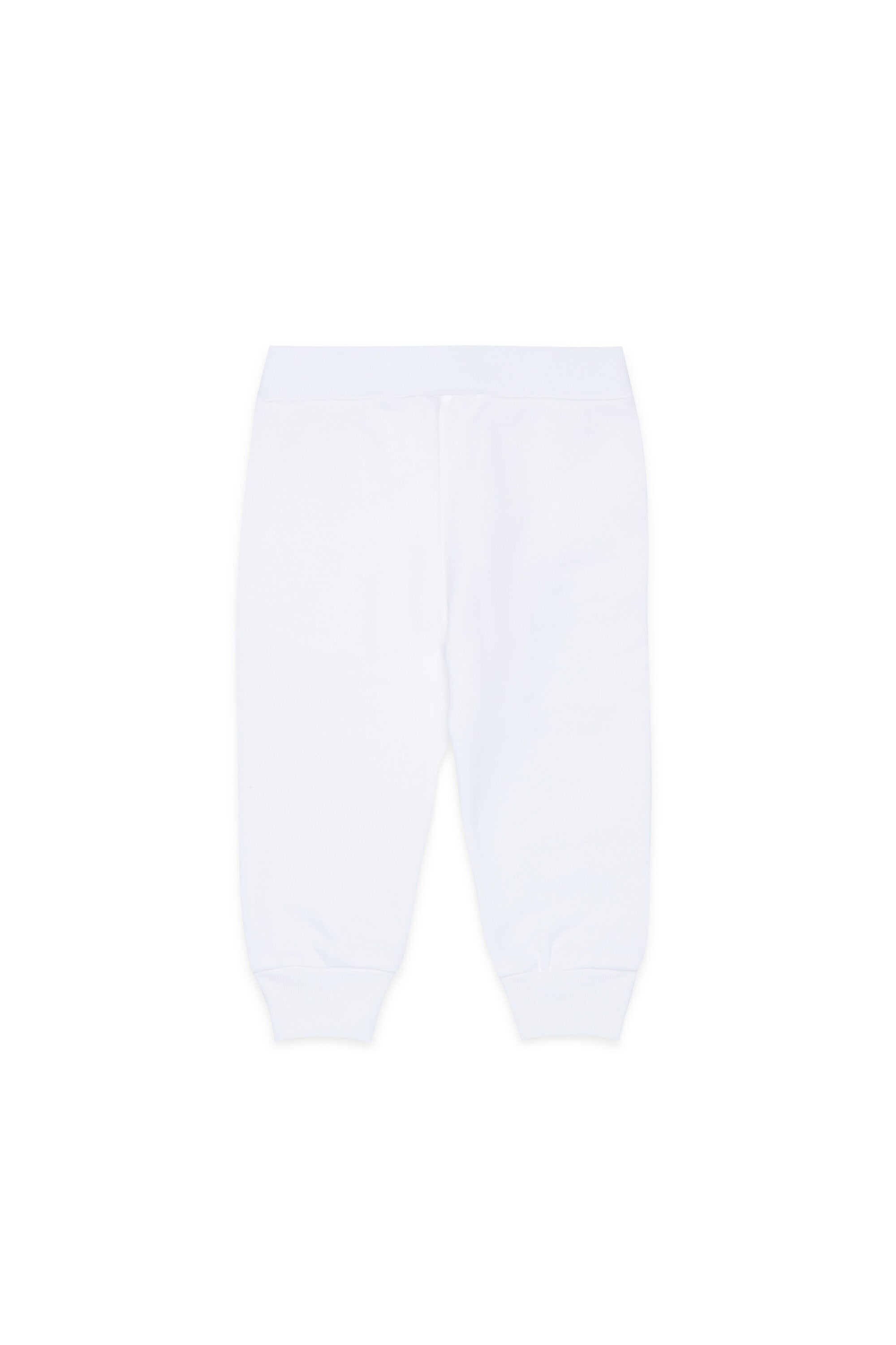 Fleece jogger pants with logo