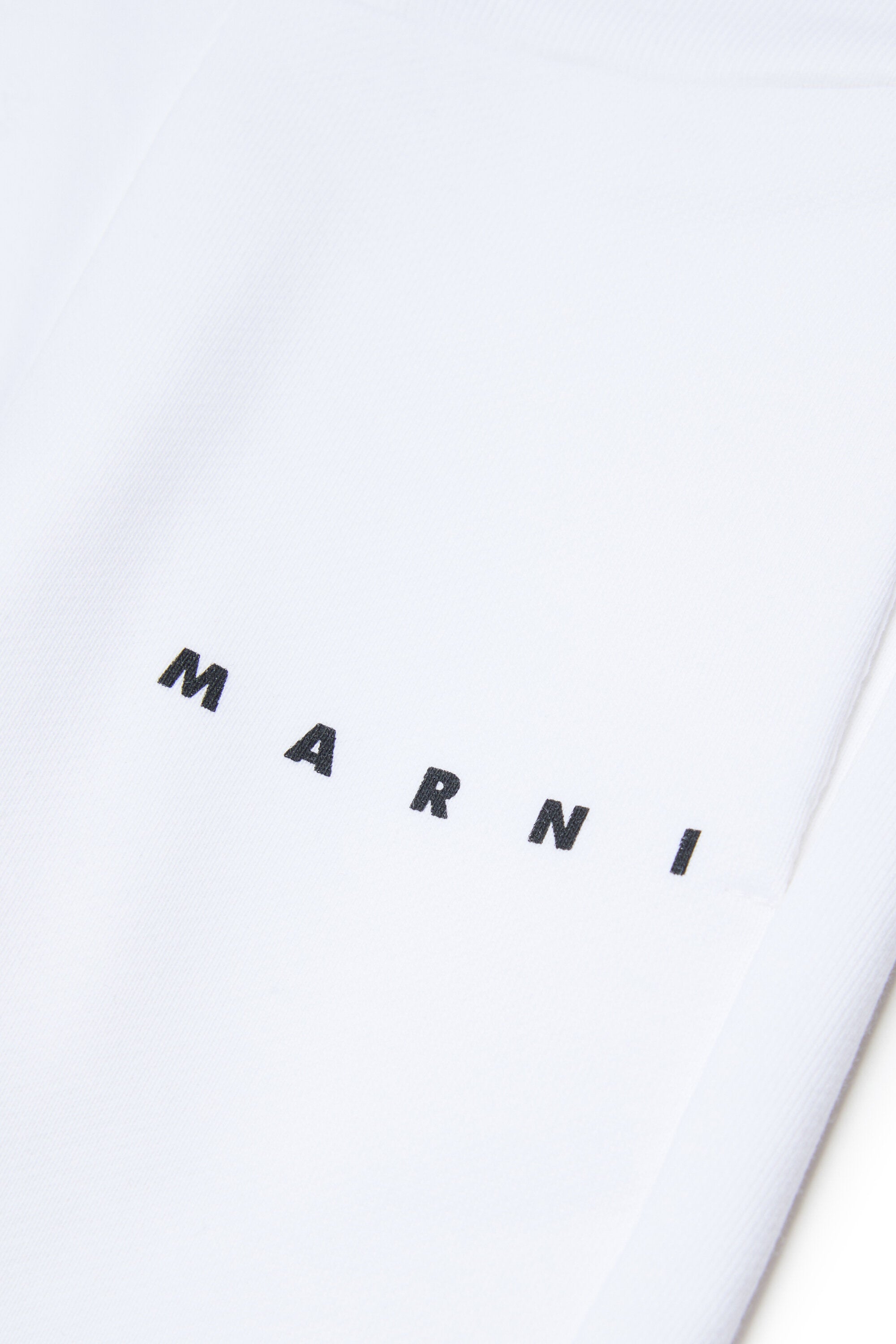 Fleece jogger pants with logo