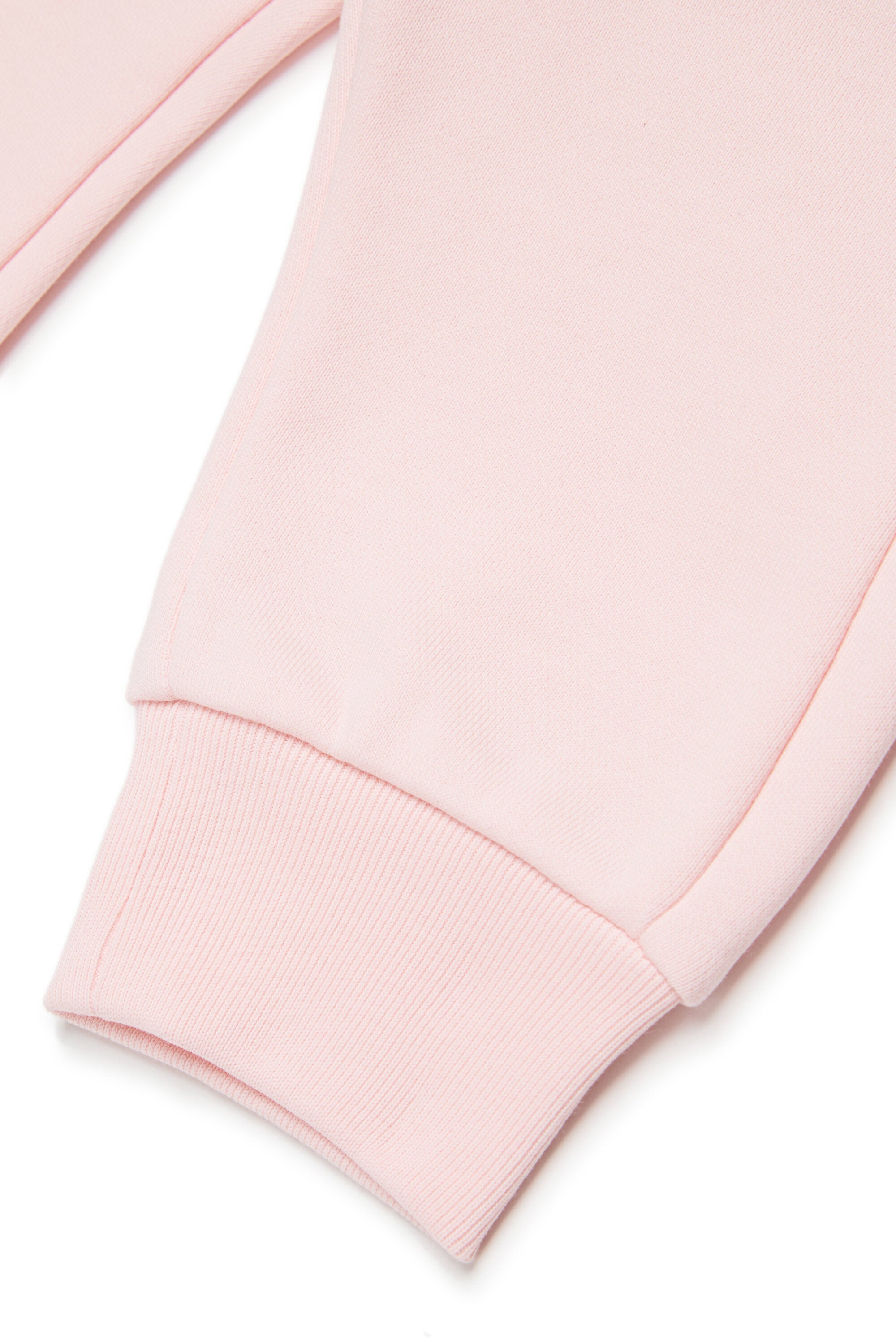 Fleece jogger pants with logo