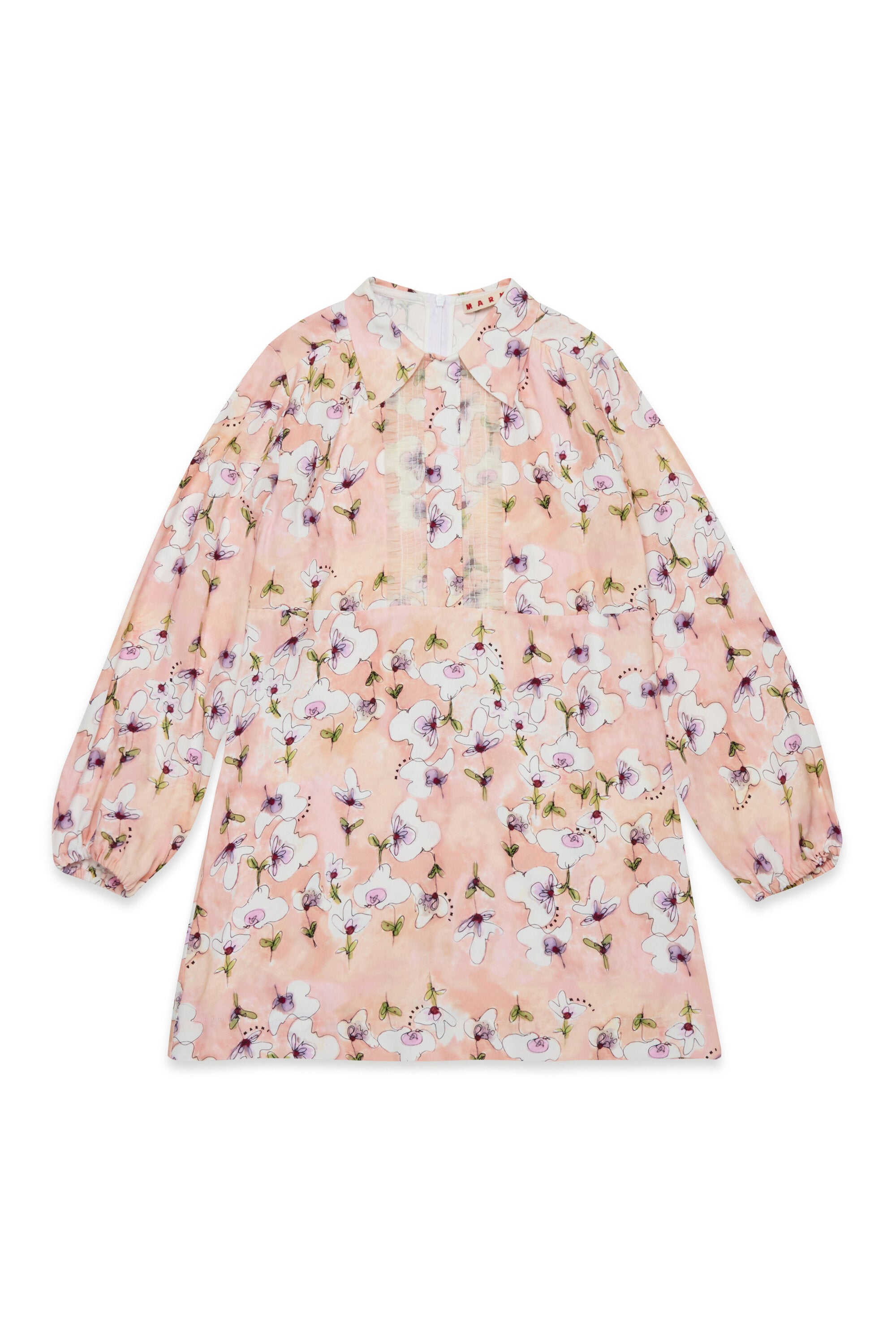 Minivestido Monet de satén allover