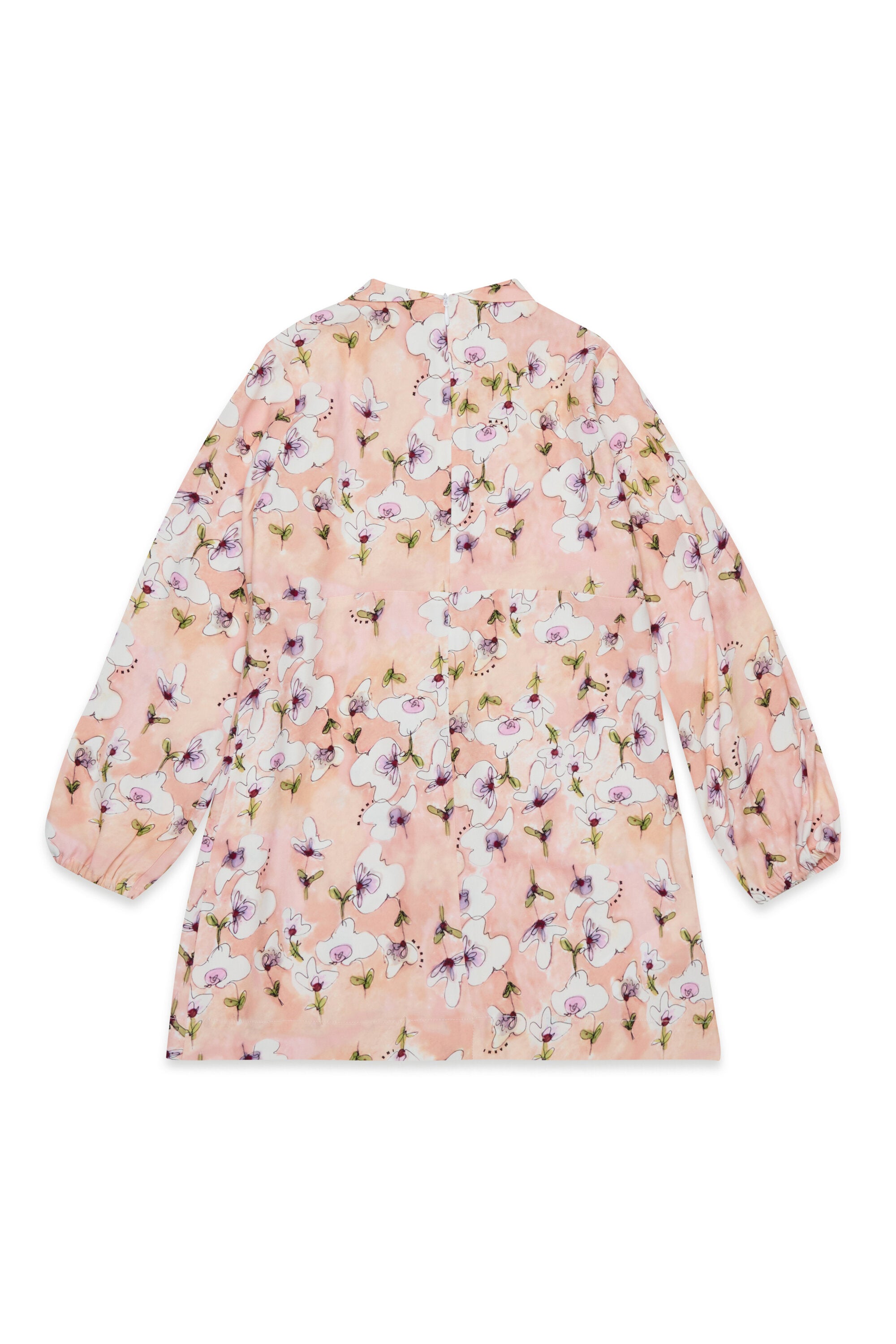 Minivestido Monet de satén allover