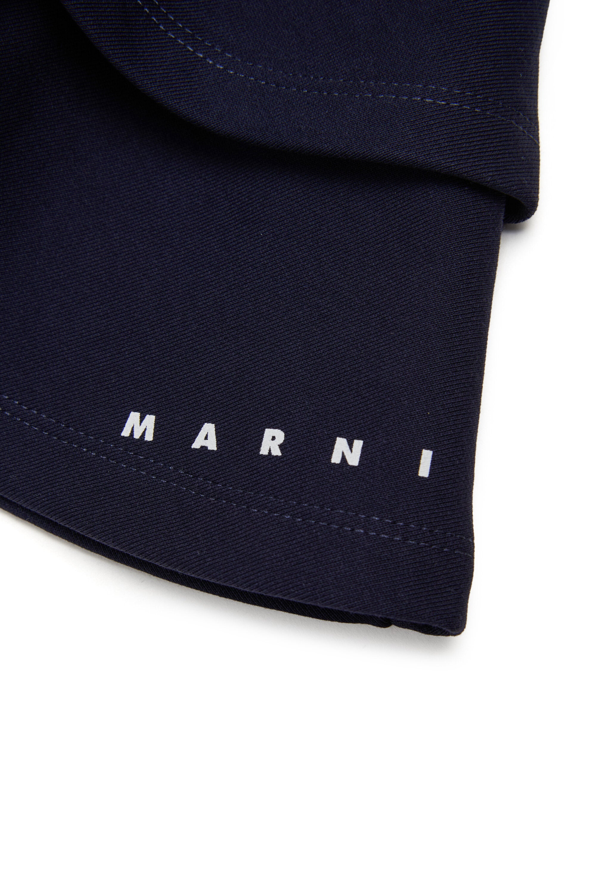 Falda con volantes de felpa corta