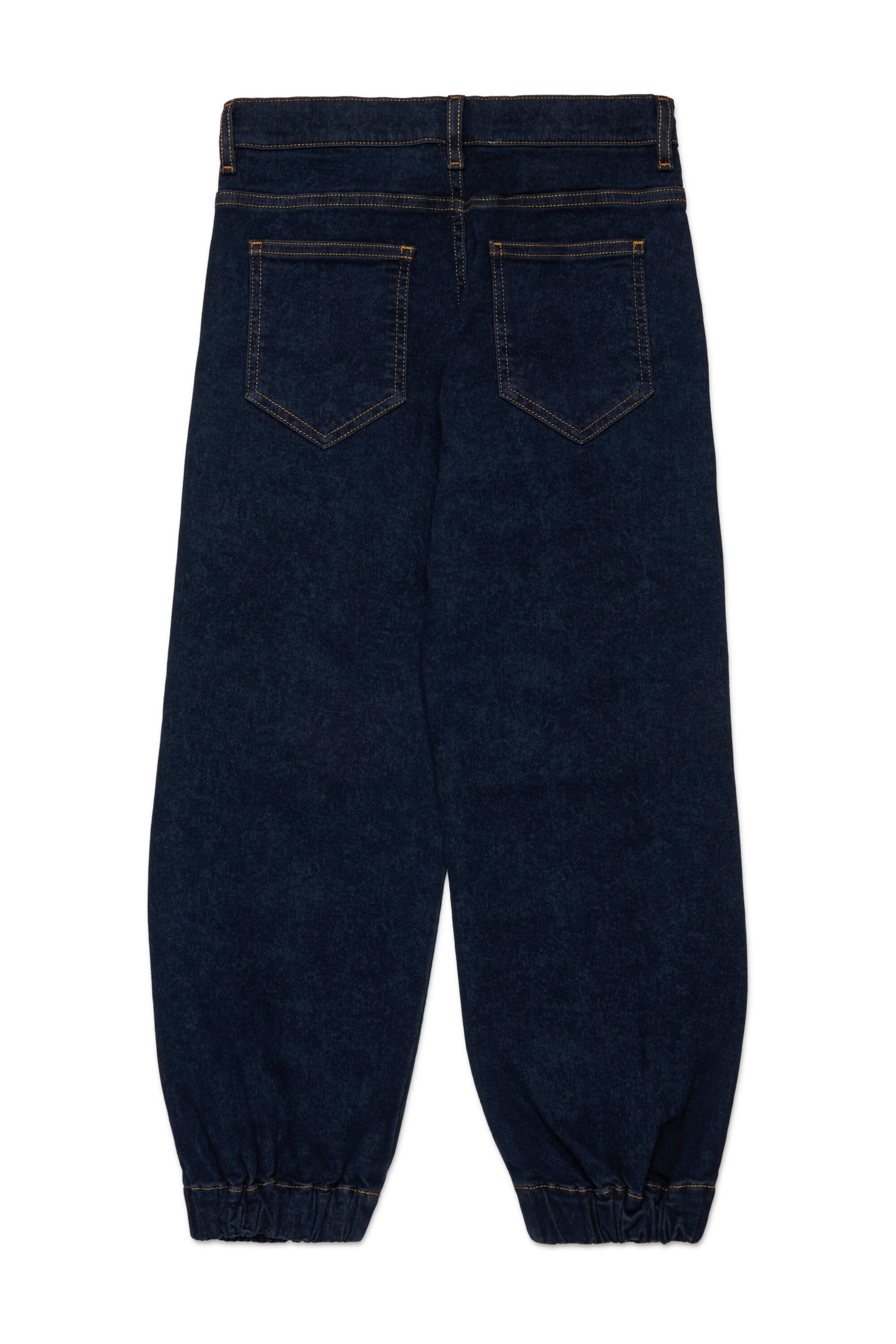 Vaqueros cargo jaspeados oscuros con bolsillos