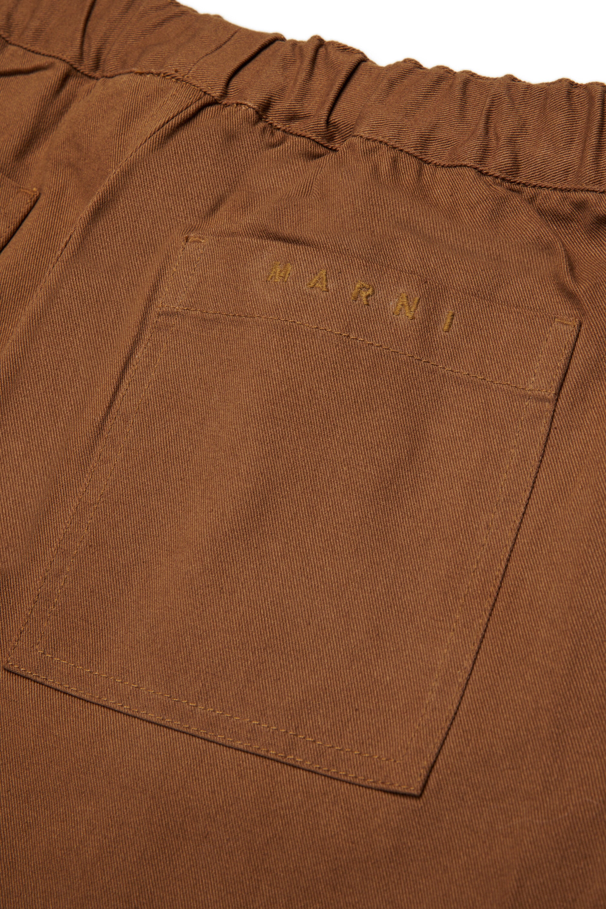 Pantalones globo de gabardina