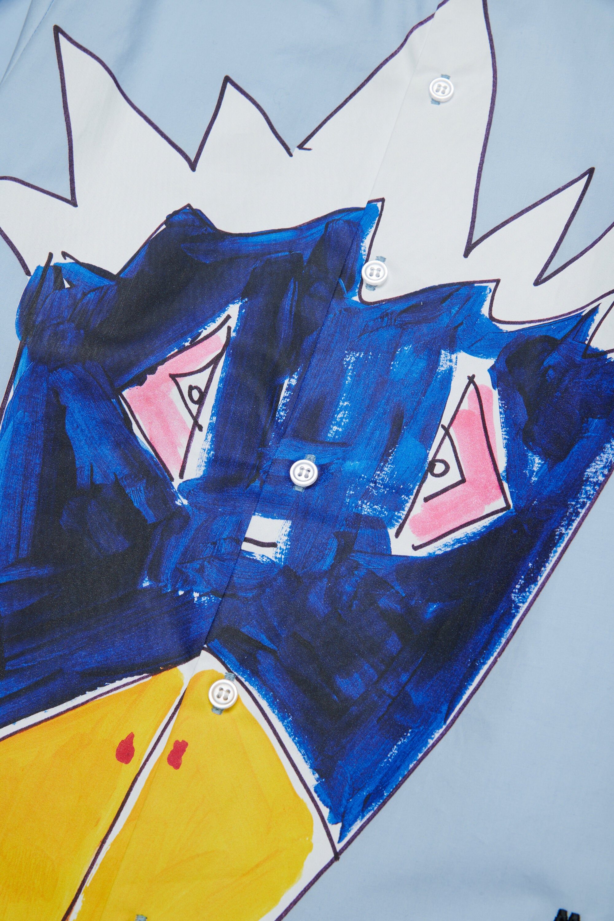 Camisa extragrande de popelín con gráfico Jungle