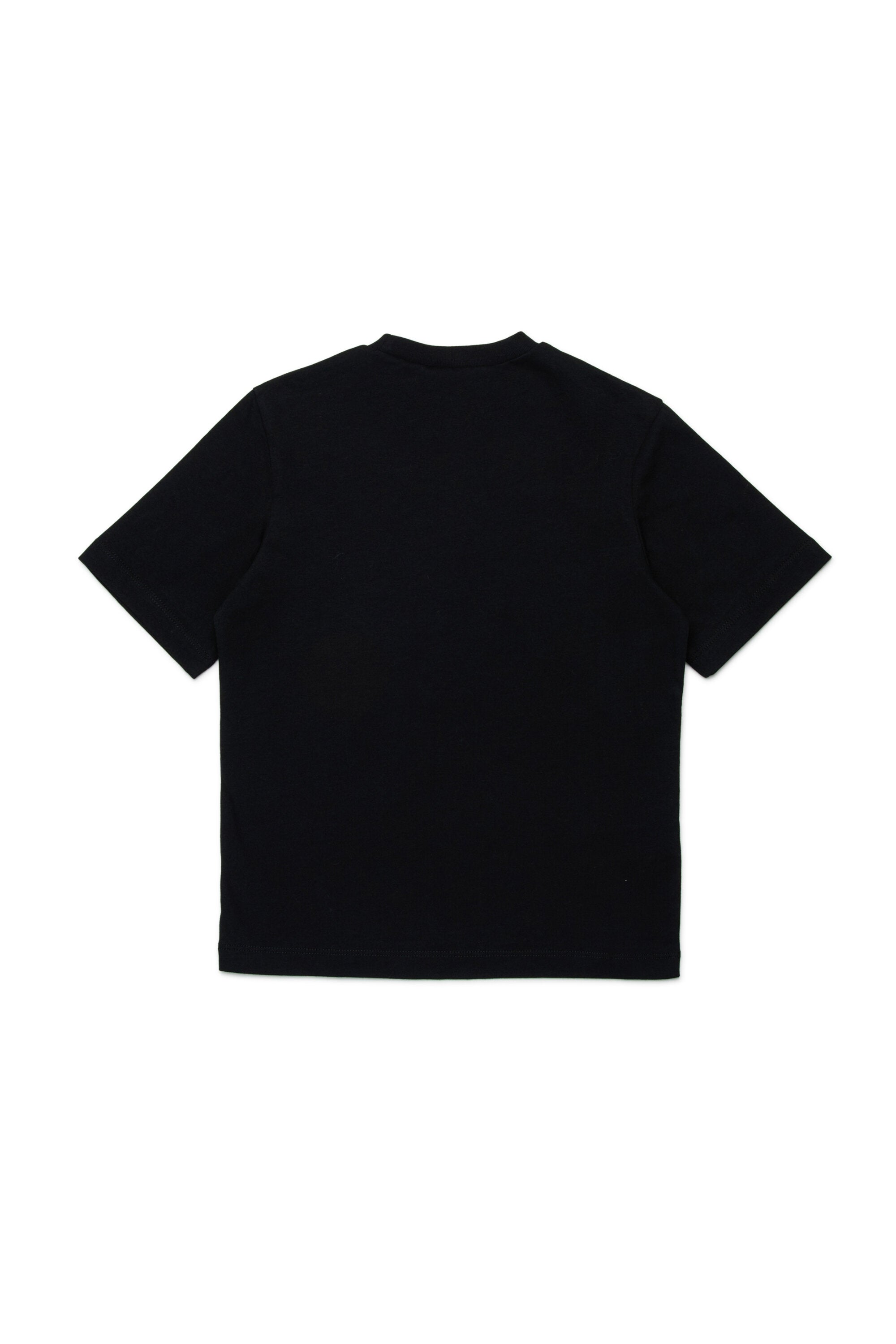 Camiseta de jersey con parches florales