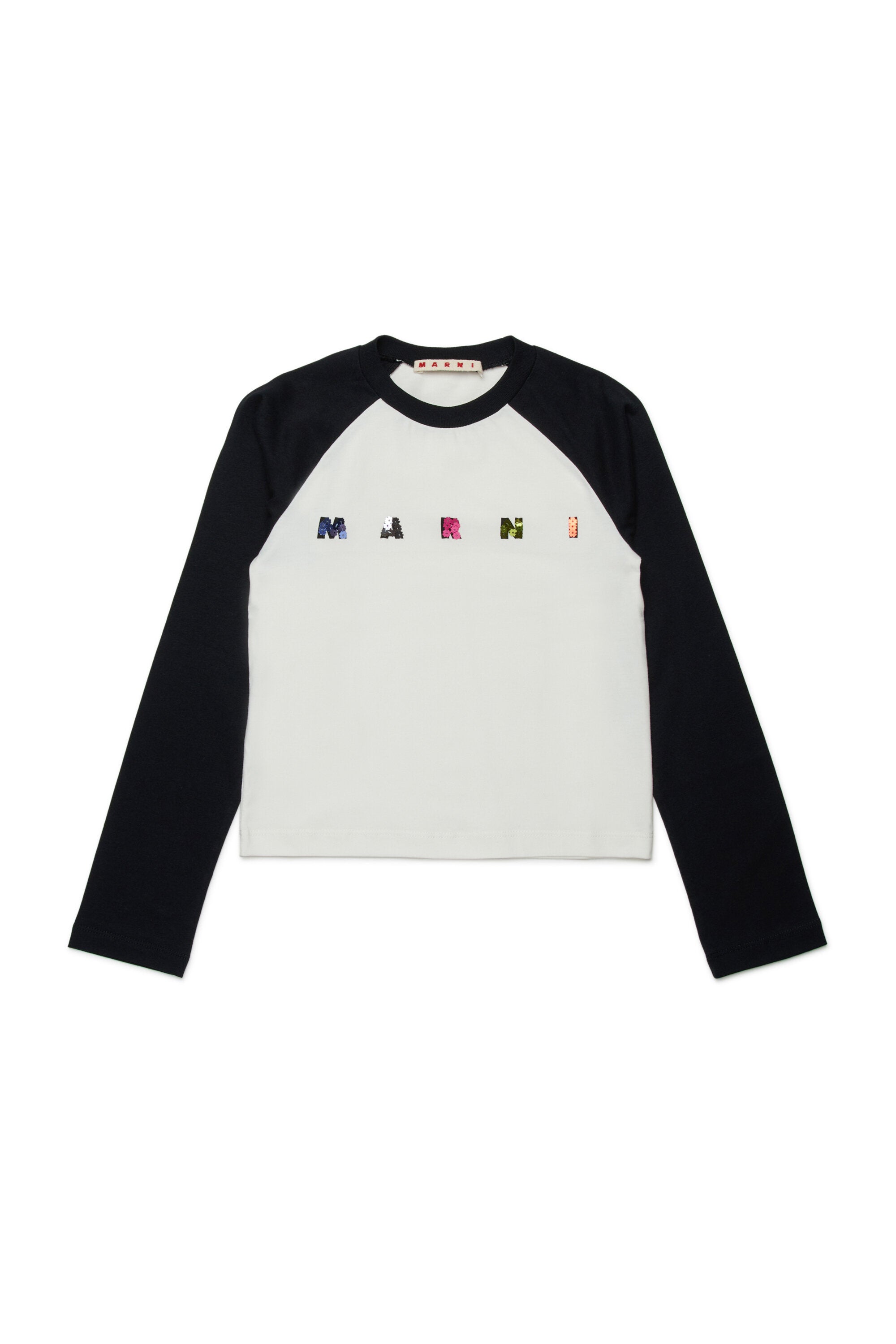 Camiseta de jersey de manga larga con logotipo Marni