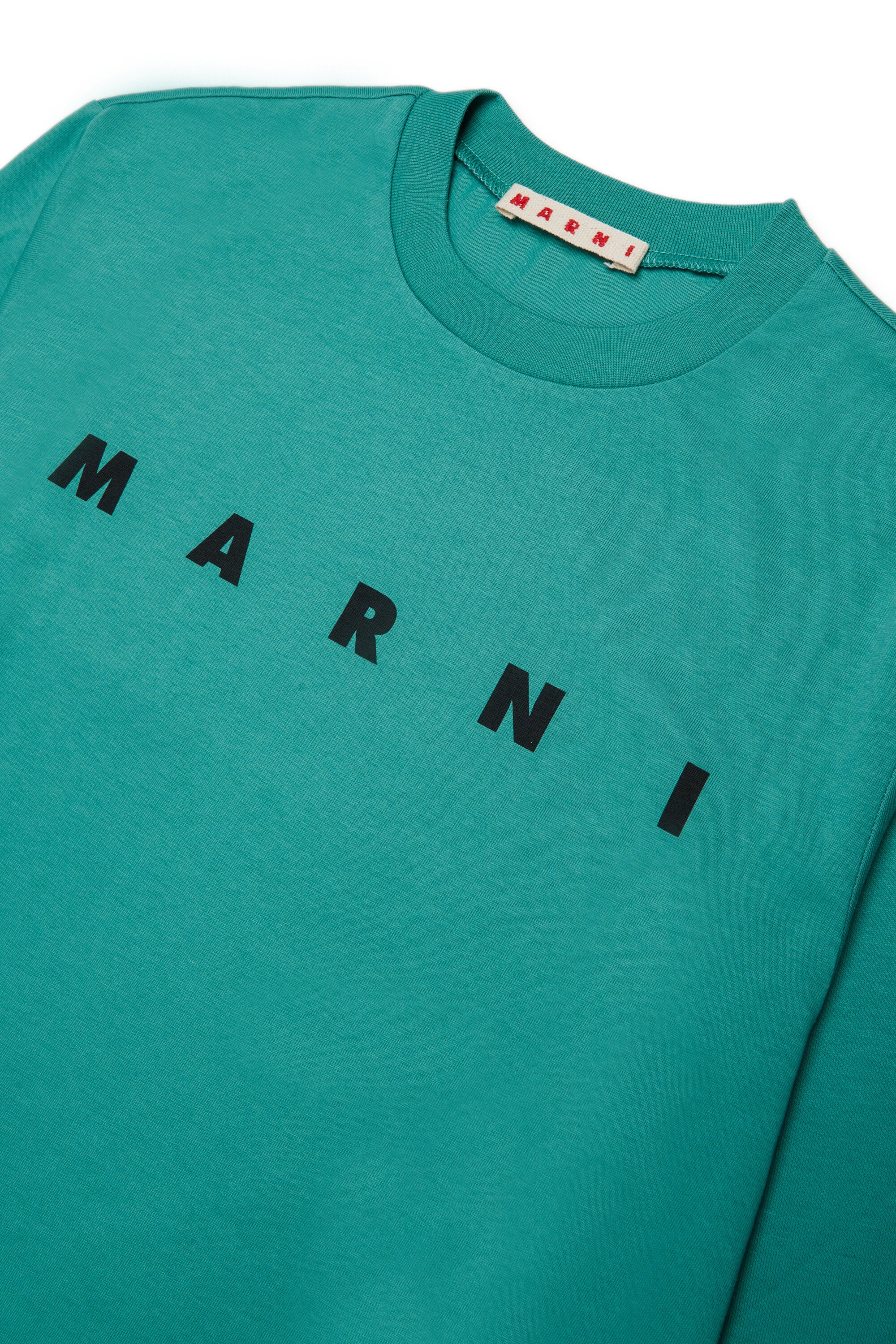 Long sleeves jersey T-shirt with Marni logo