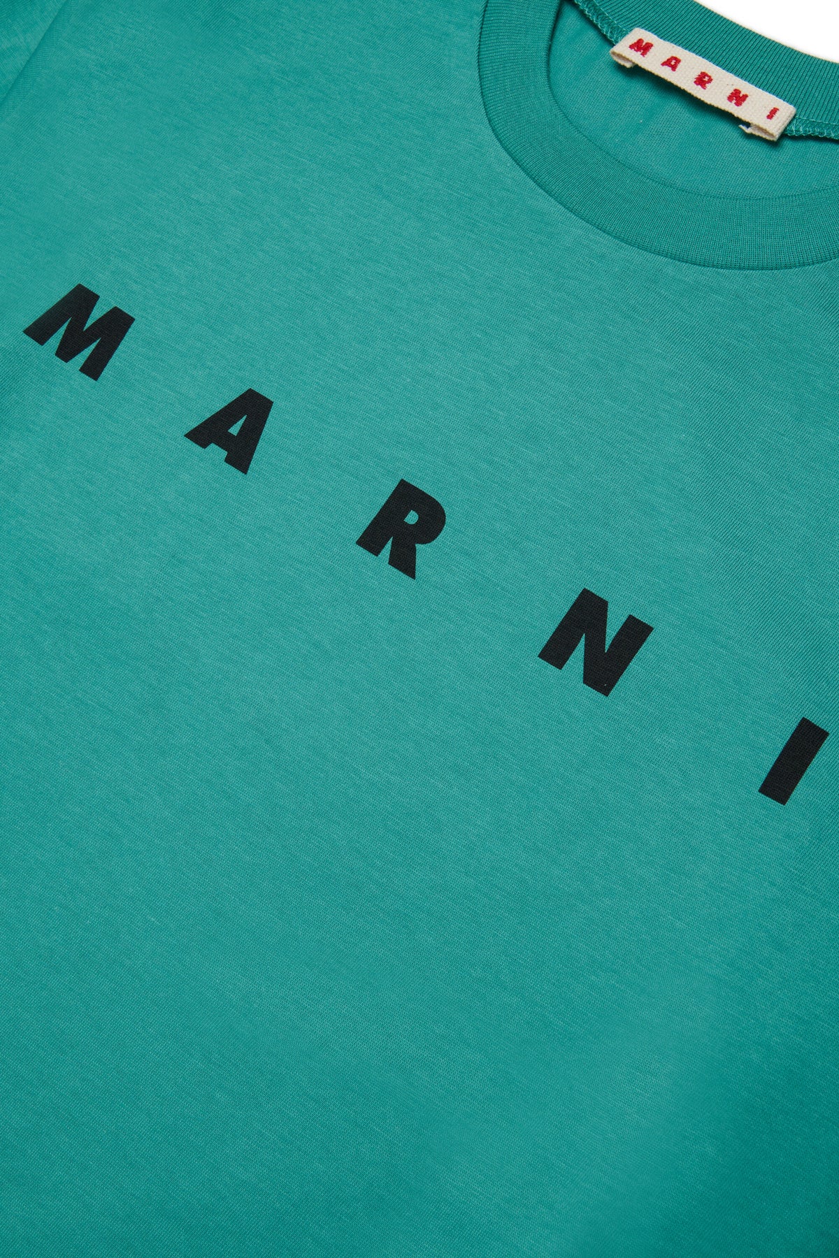 Camiseta de manga larga de jersey con logotipo Marni