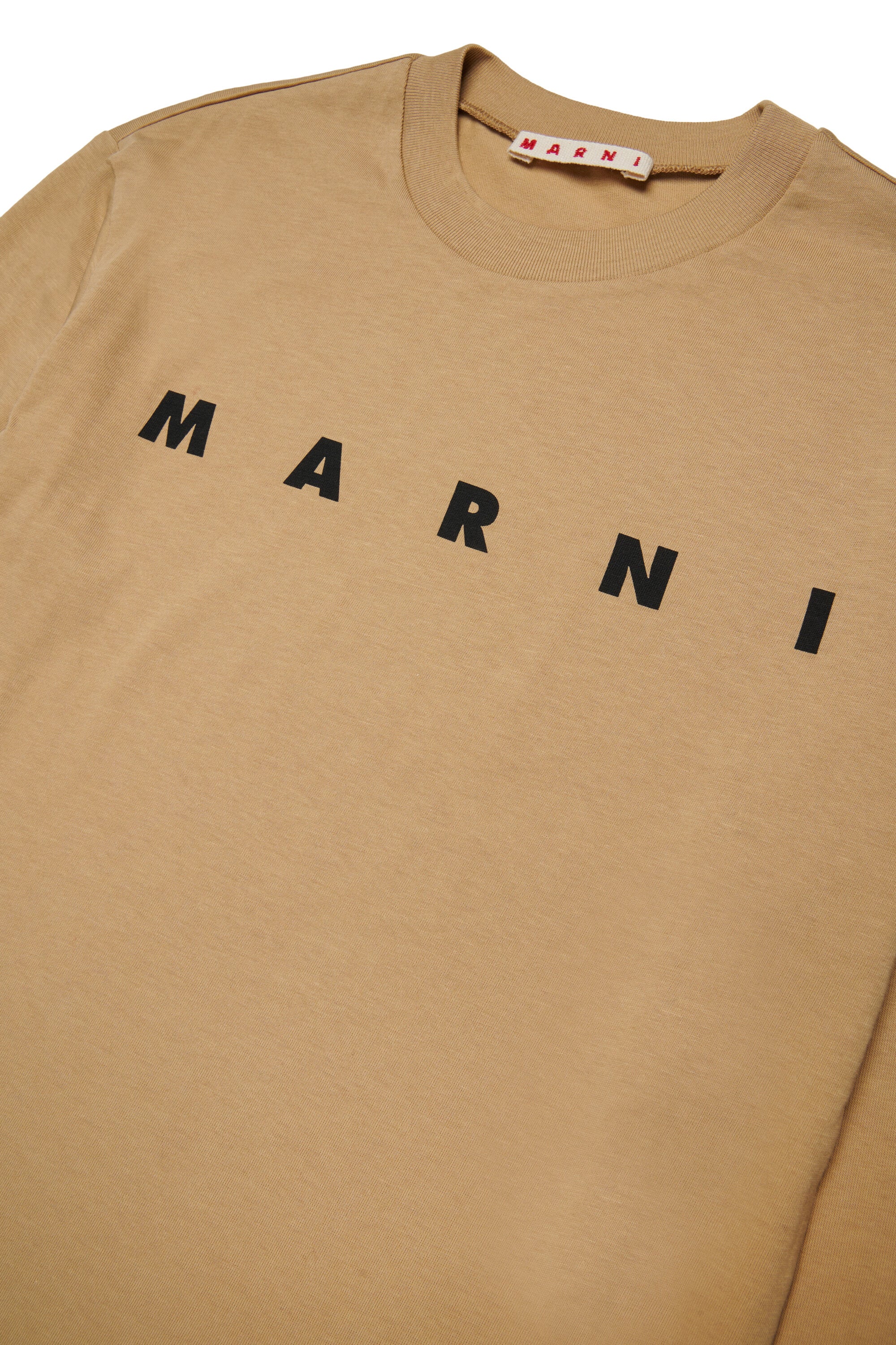 ¡Camiseta de manga larga de jersey con logotipo MARNI!