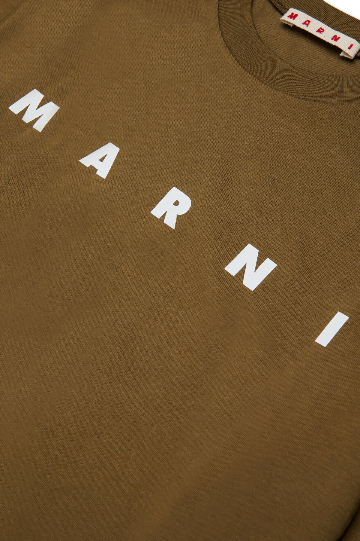 Camiseta de manga larga de jersey con logotipo Marni