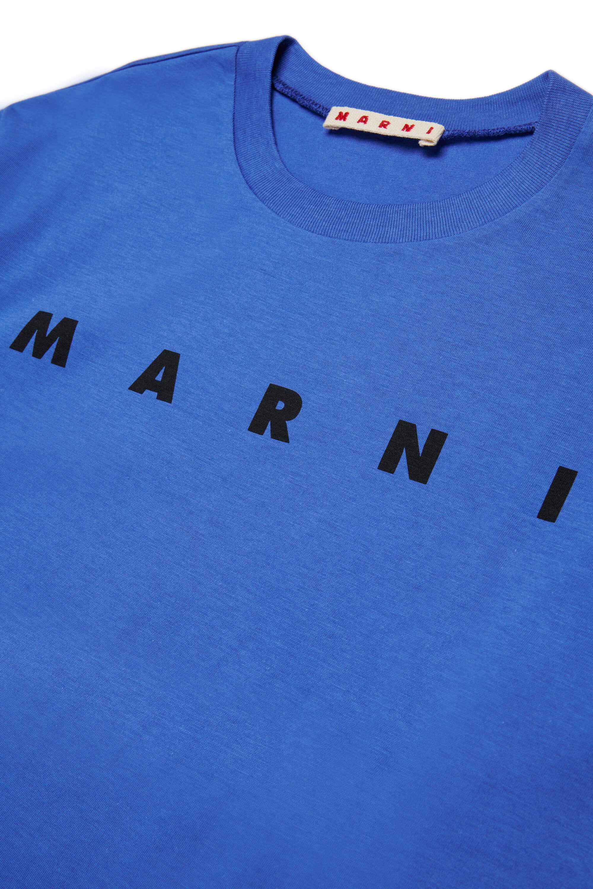 ¡Camiseta de manga larga de jersey con logotipo MARNI!