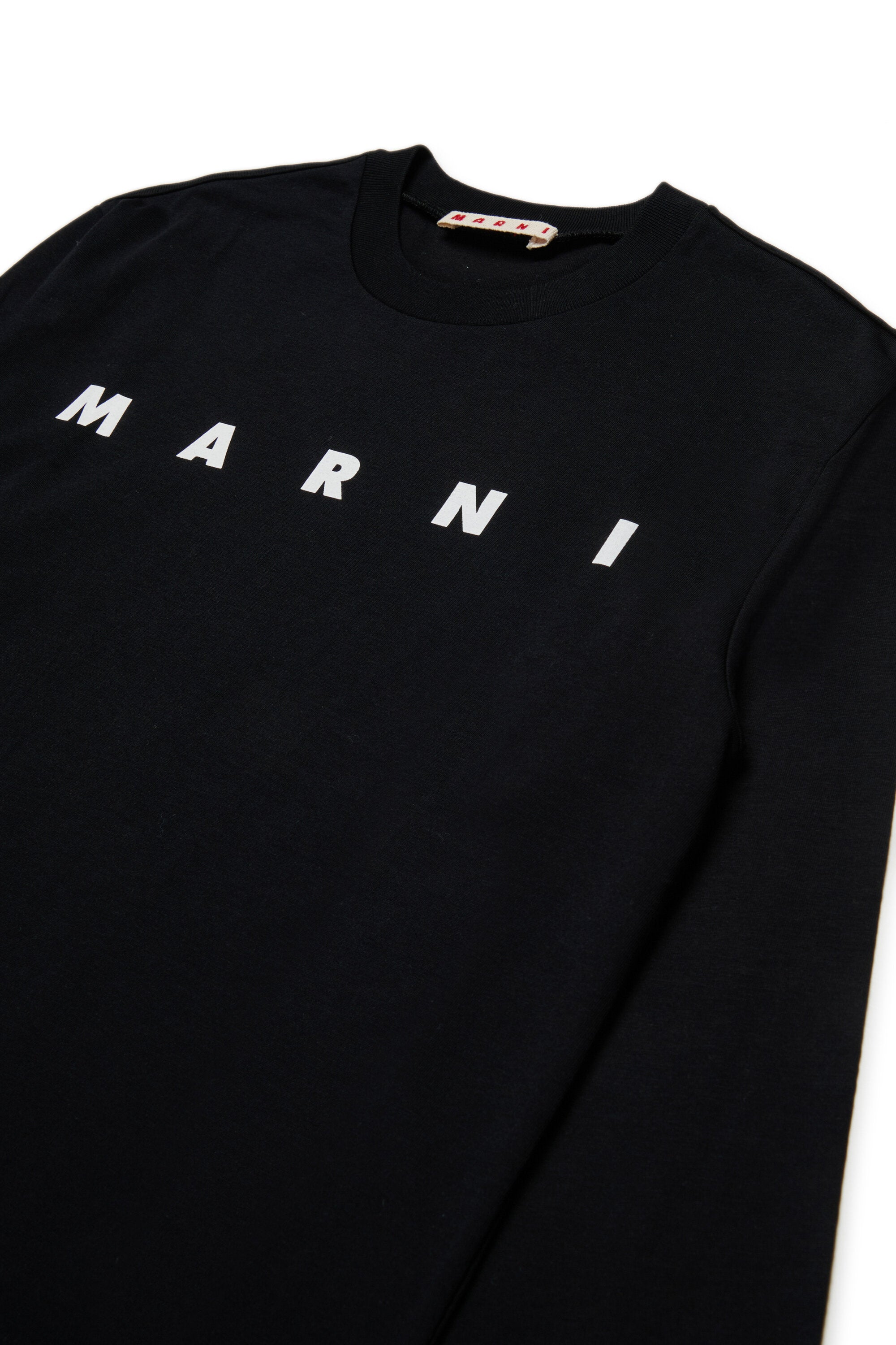 ¡Camiseta de manga larga de jersey con logotipo MARNI!