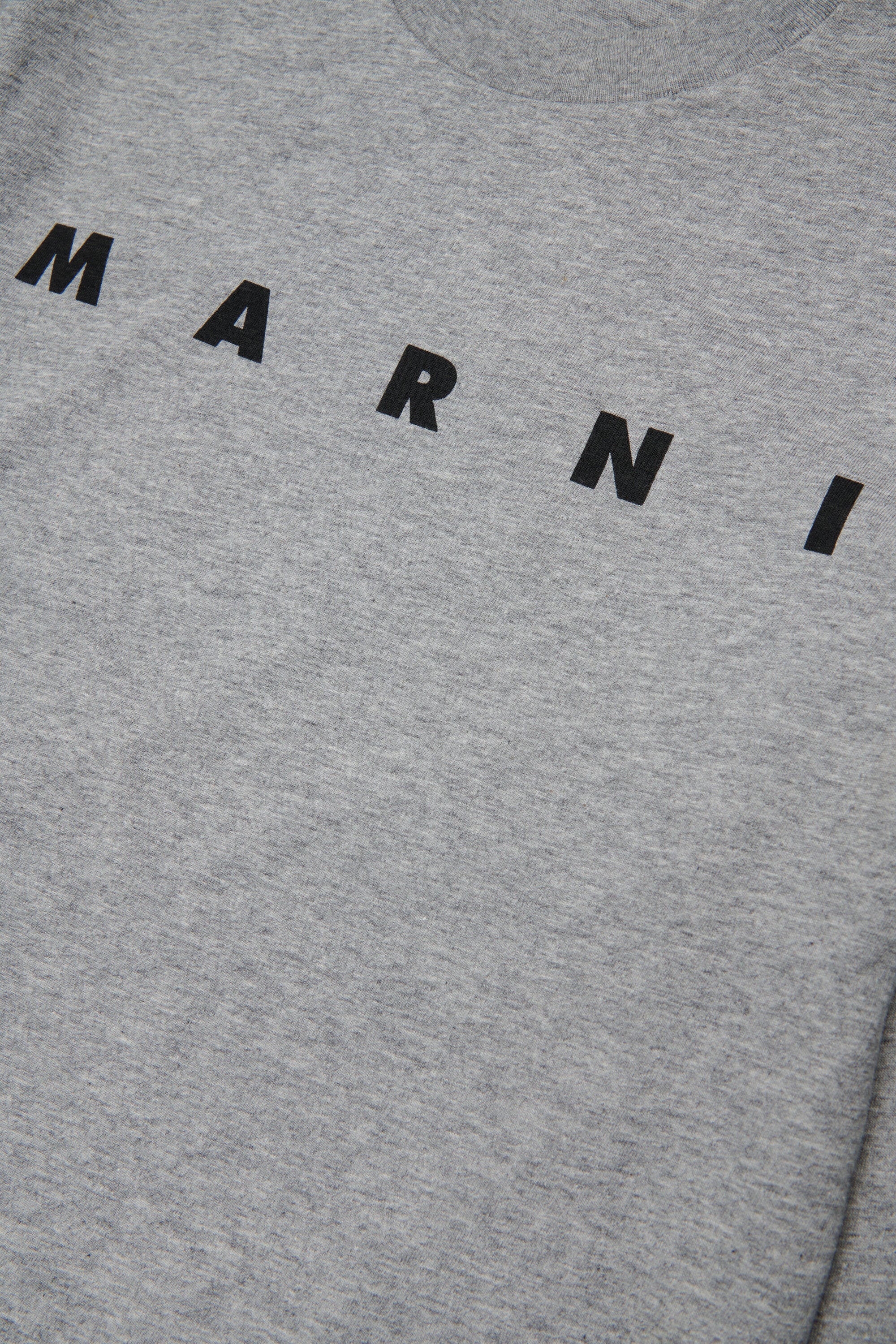 Camiseta de manga larga de jersey con logotipo Marni