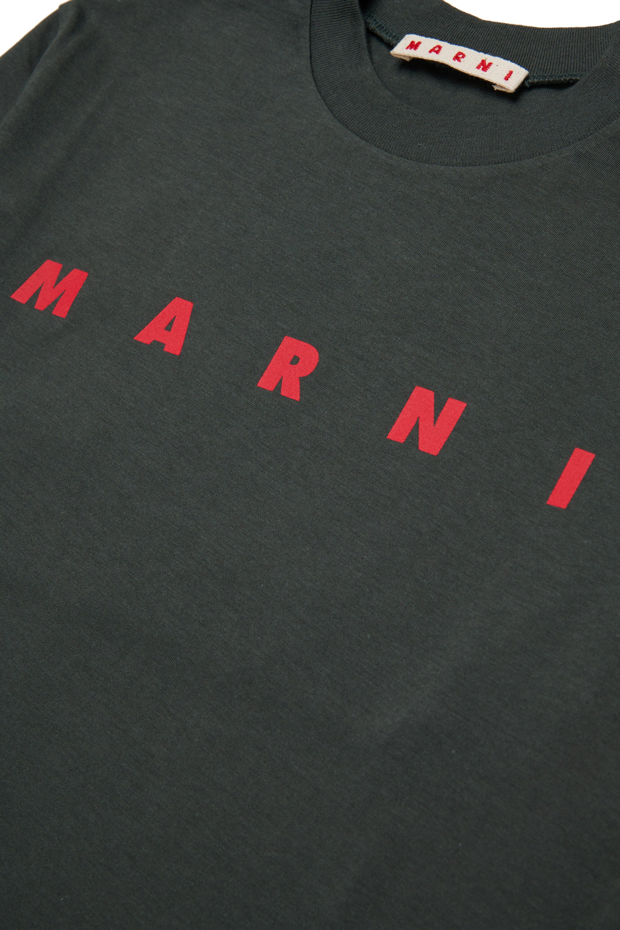 Camiseta de manga larga de jersey con logotipo Marni